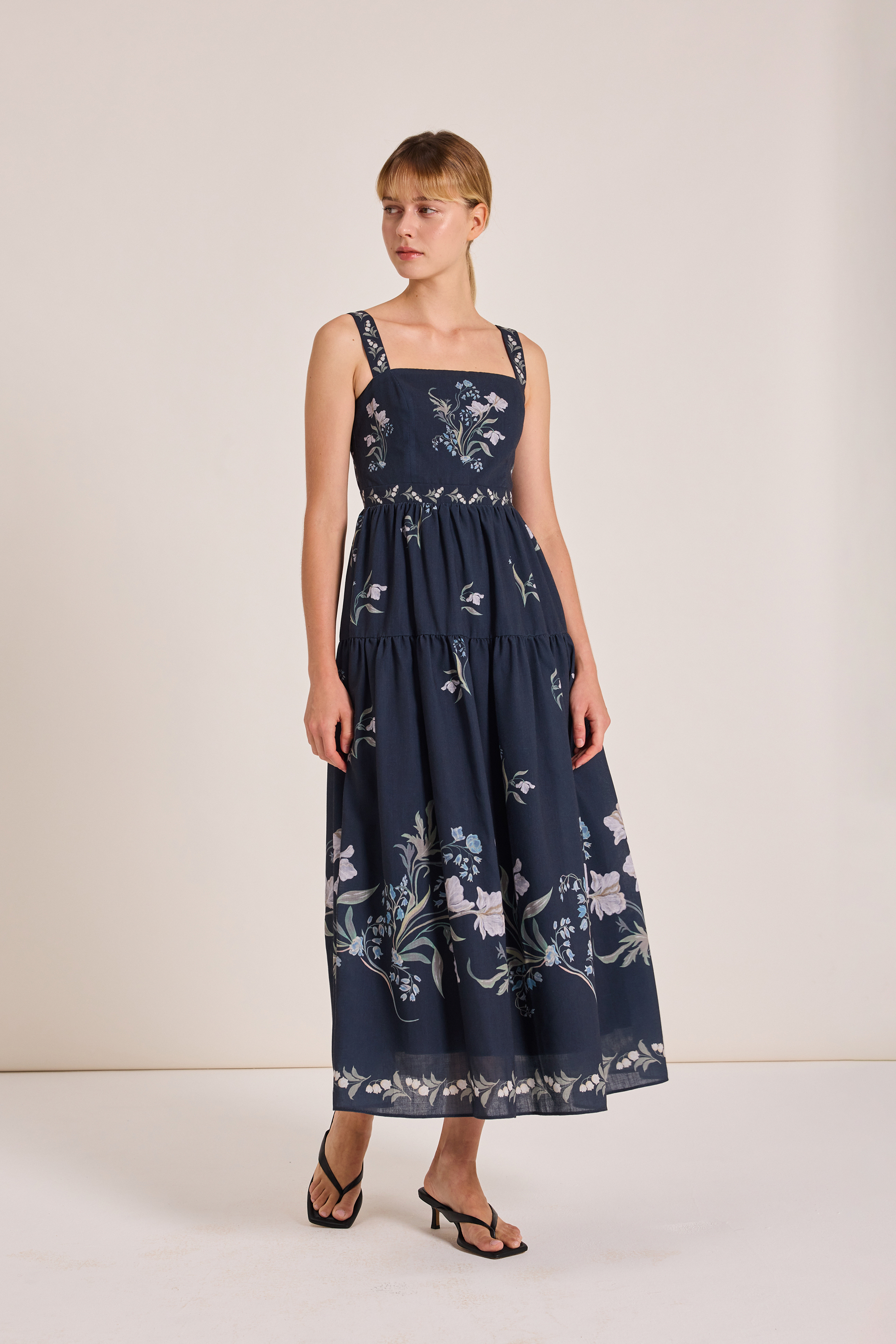 Keepsake Tiered Midi Dress
