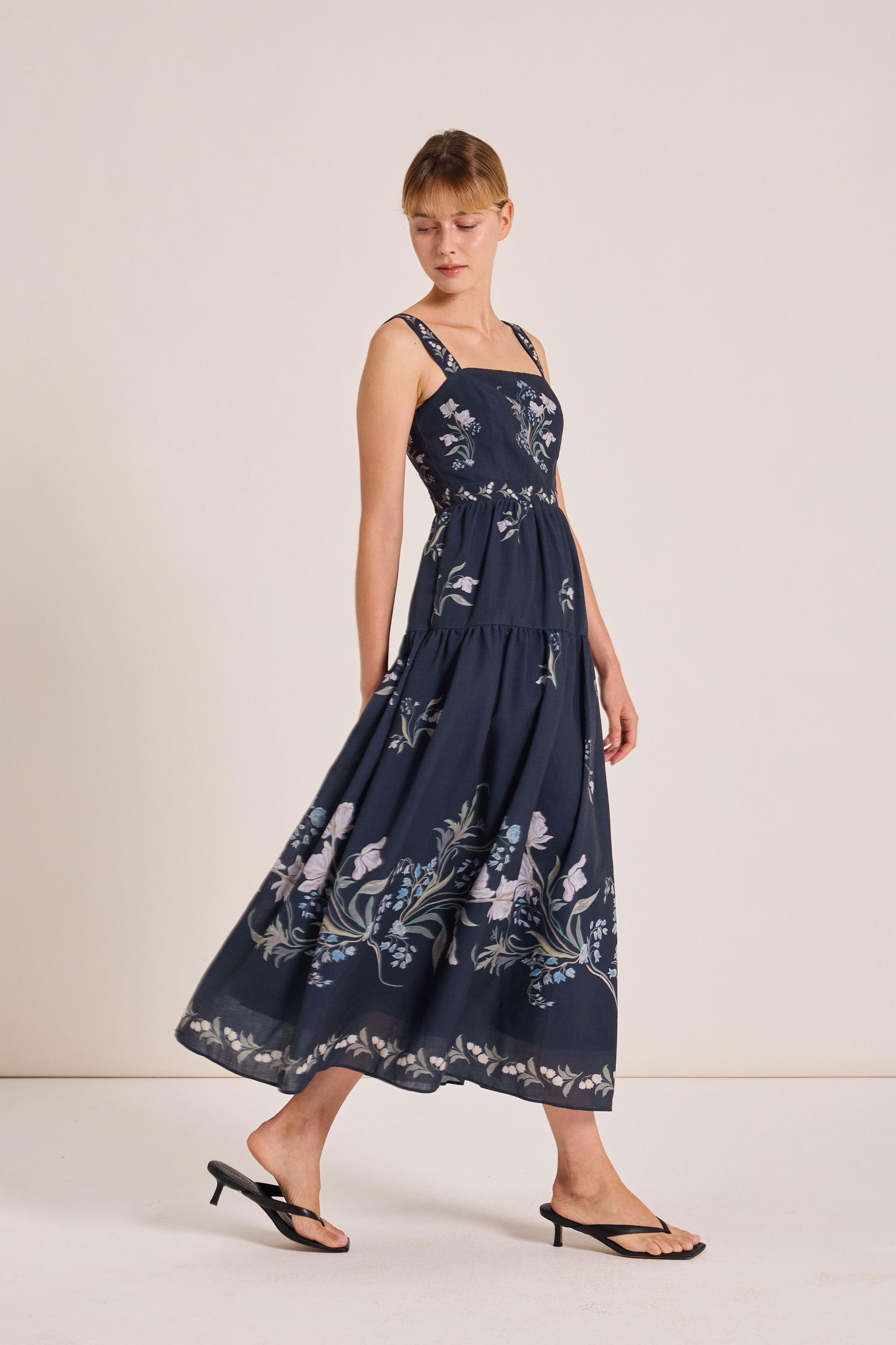 Keepsake Tiered Midi Dress