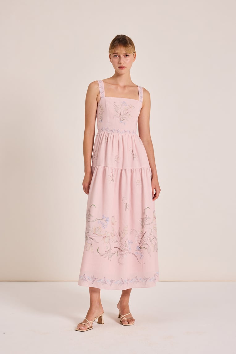 Keepsake Tiered Midi Dress