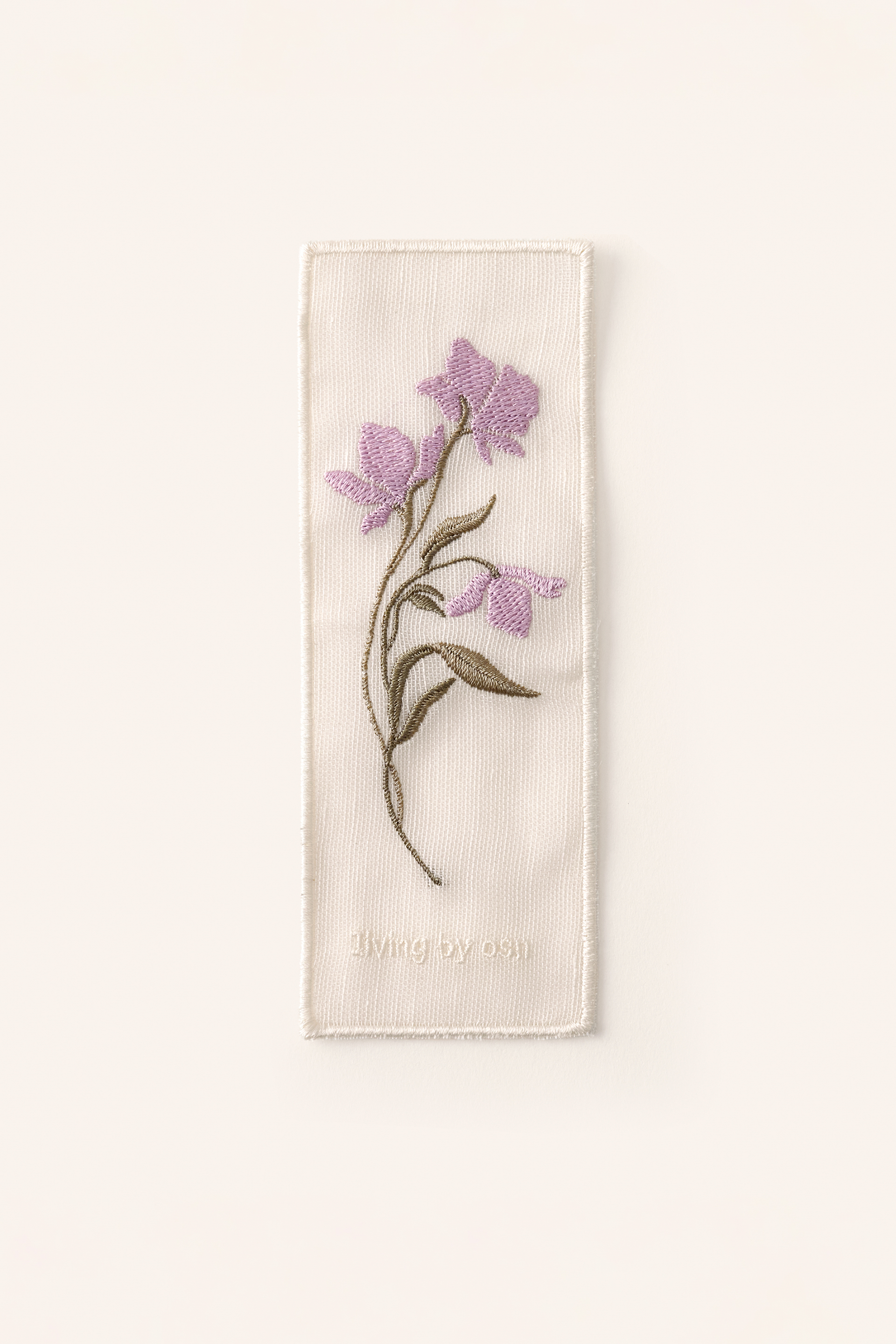Embroidered Fabric Bookmark