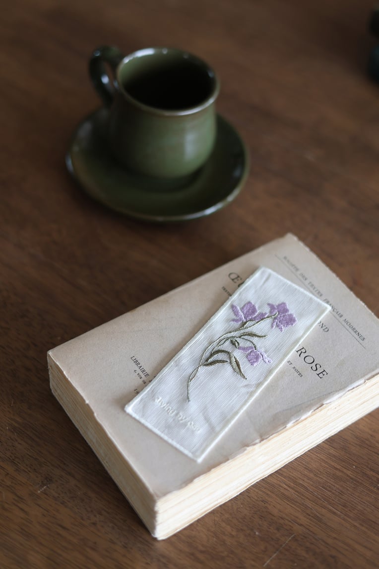 Embroidered Fabric Bookmark