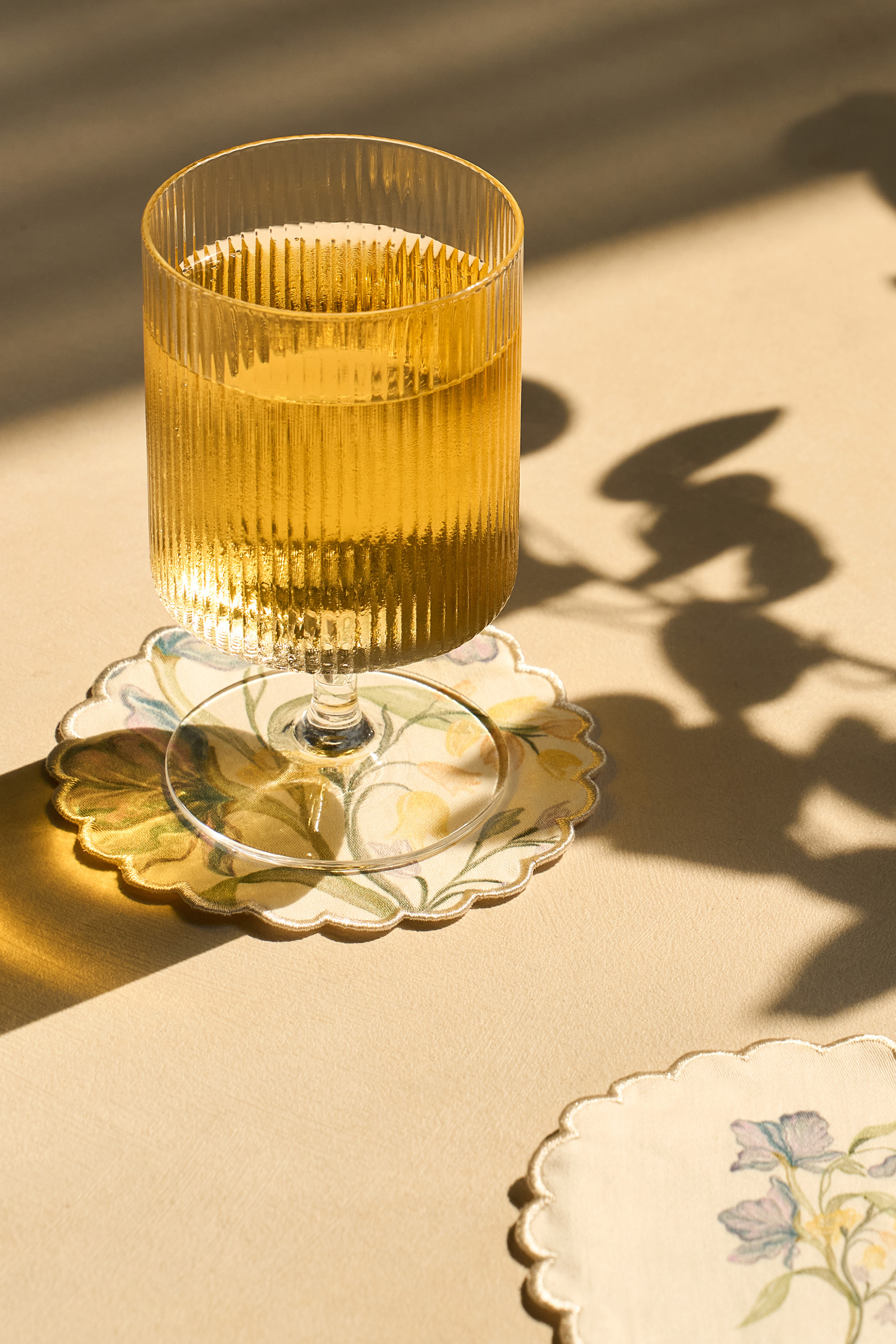 Keepsake Scalloped-Edge Coaster Set