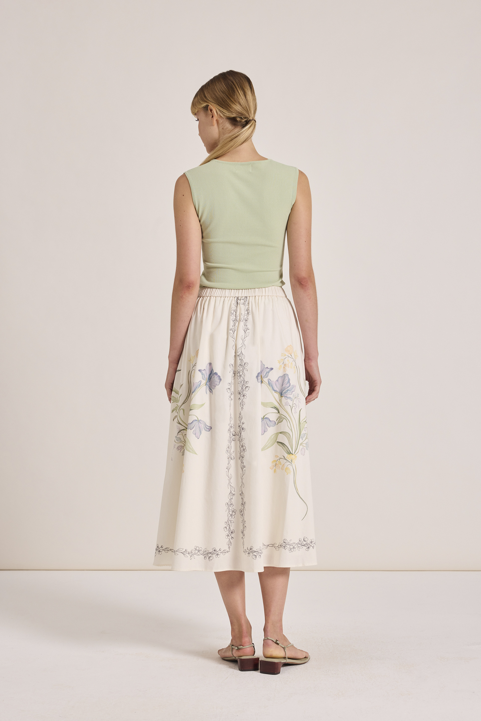 Keepsake Cotton Midi Skirt