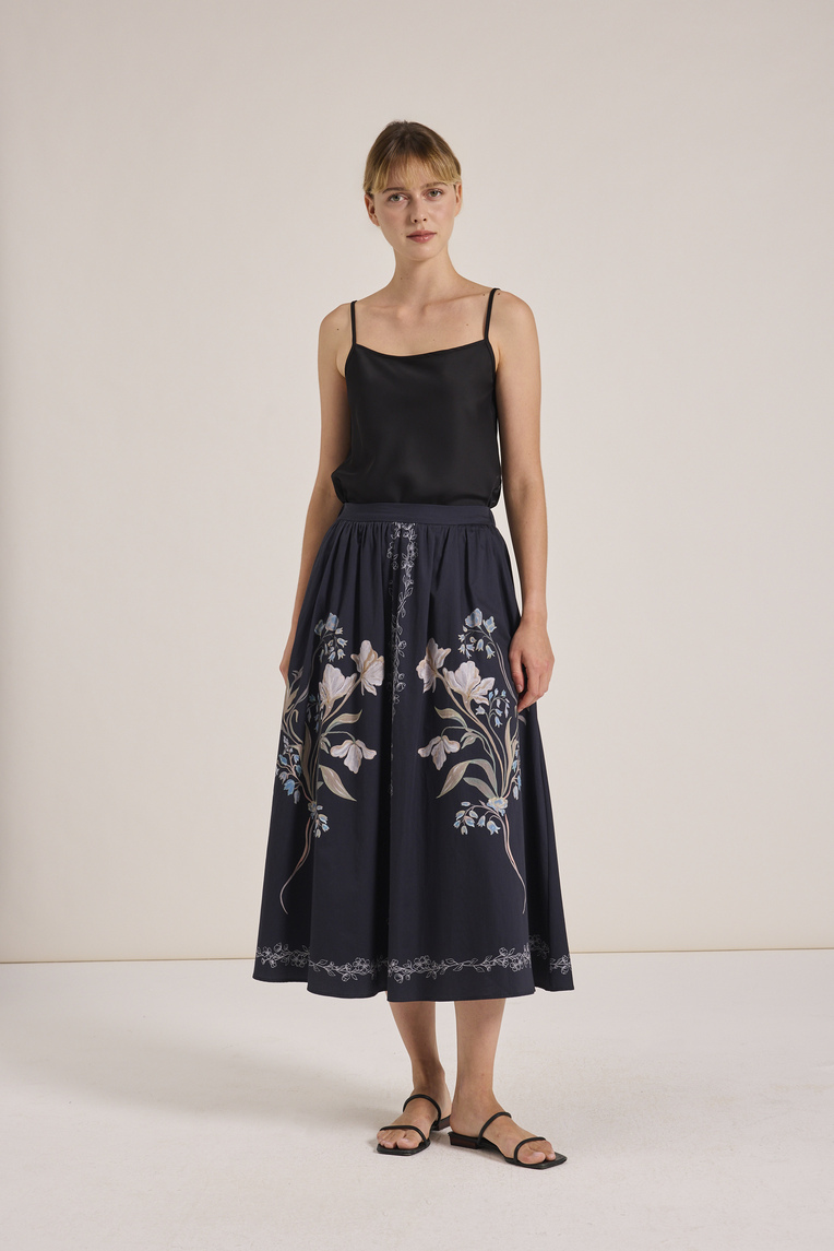 Keepsake Cotton Midi Skirt
