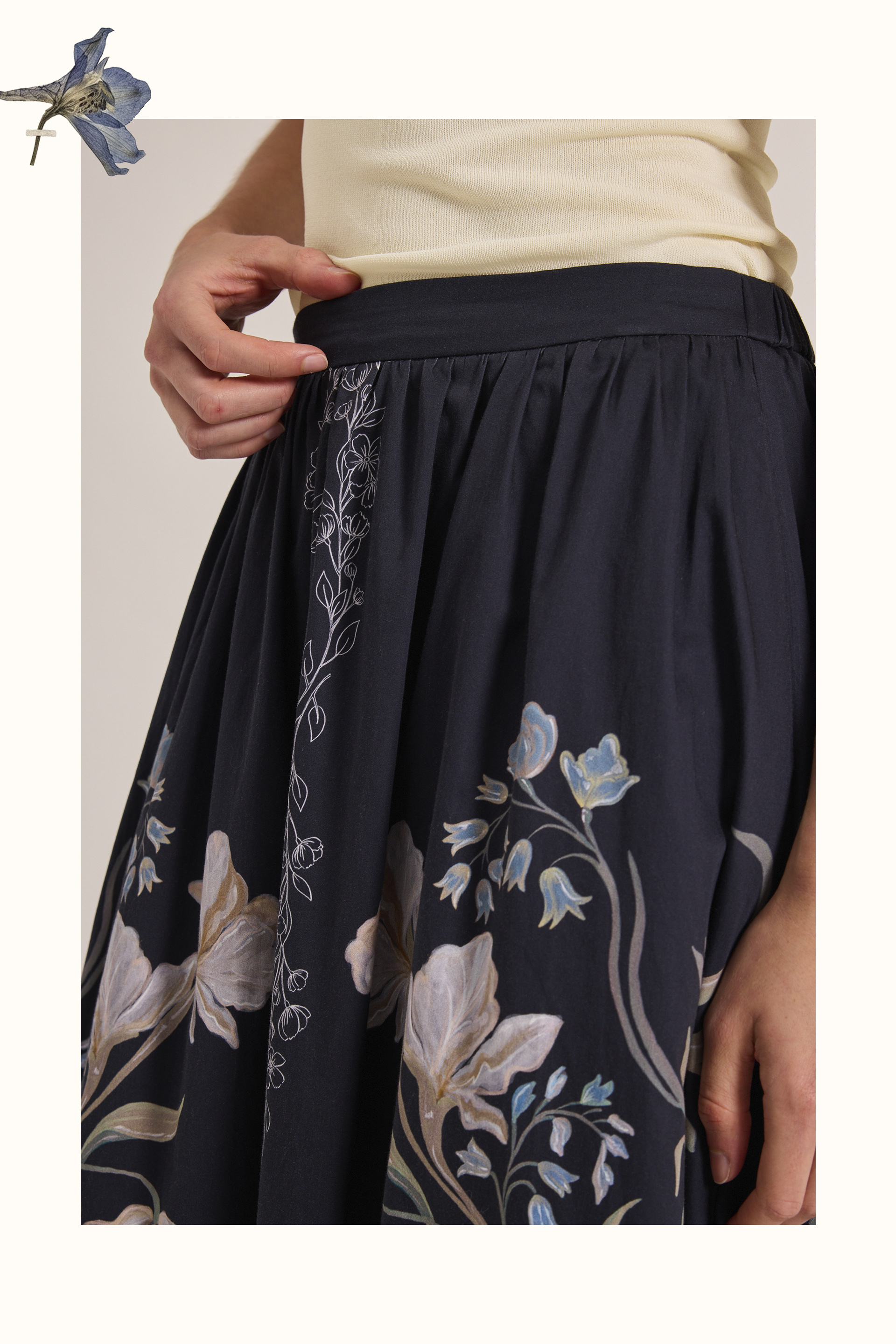 Keepsake Cotton Midi Skirt
