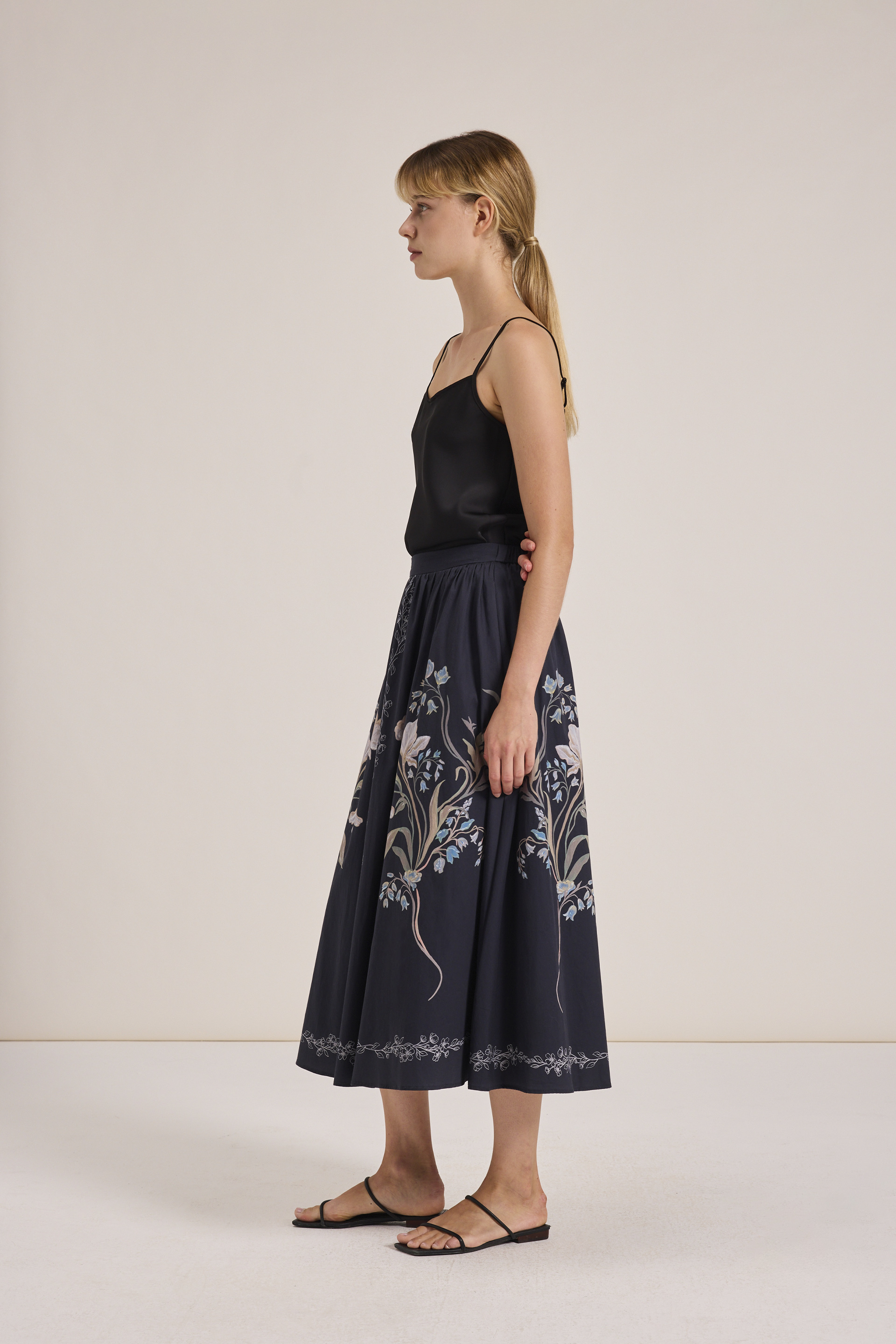 Keepsake Cotton Midi Skirt