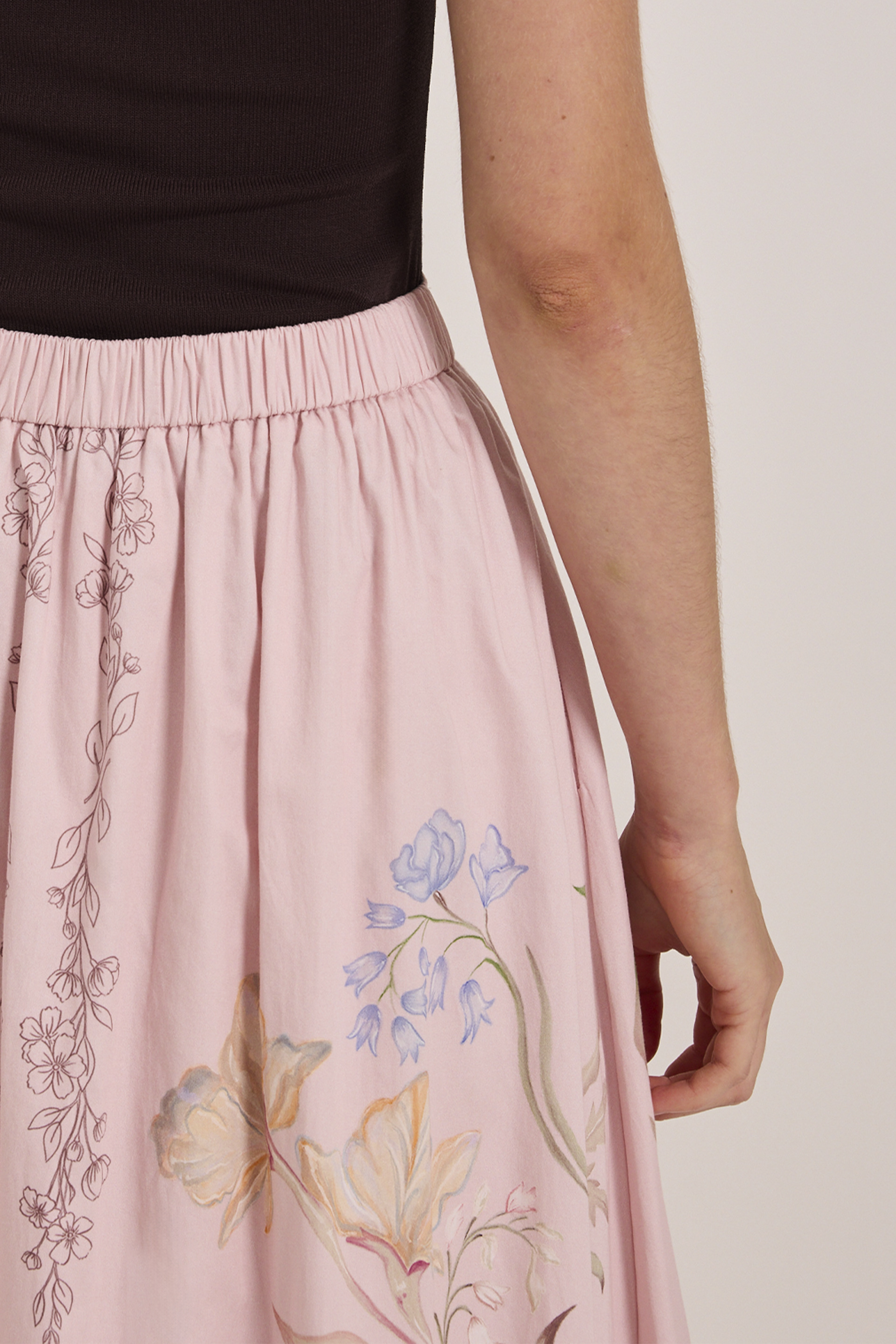 Keepsake Cotton Midi Skirt