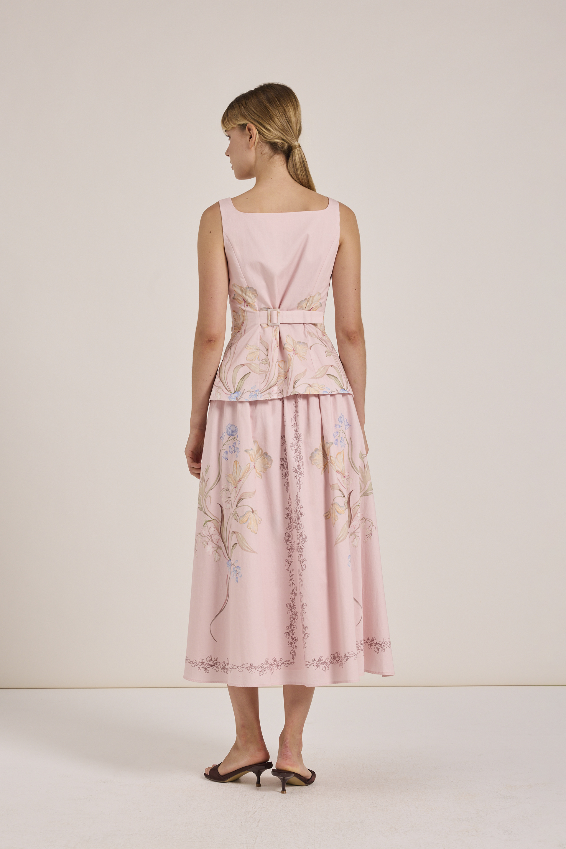 Keepsake Cotton Midi Skirt