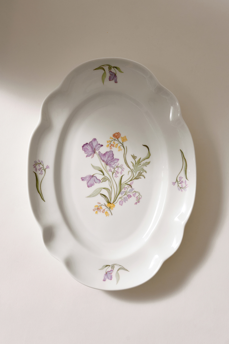 [Local Pickup Only] Keepsake Oval Porcelain Plate