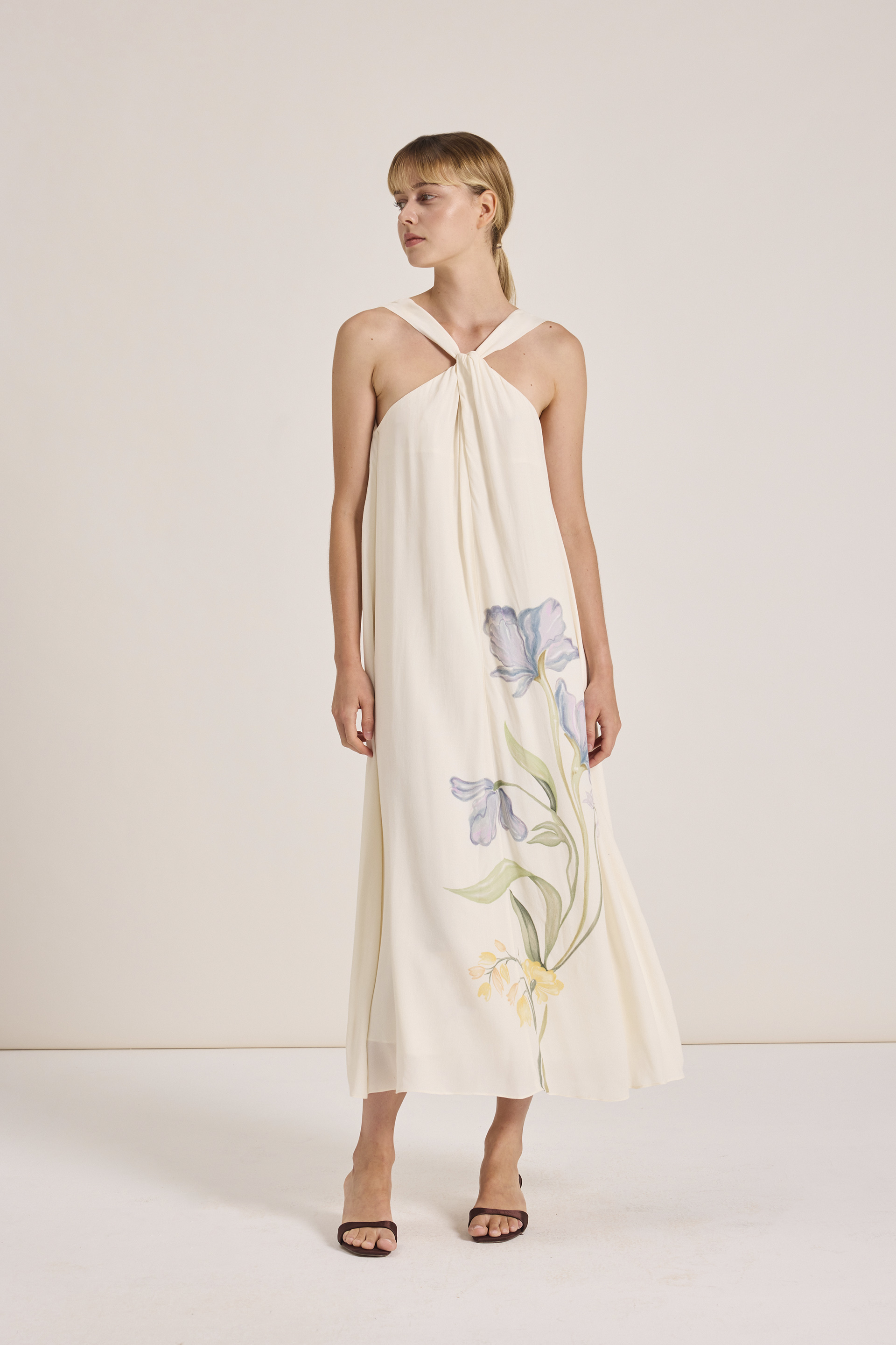 Keepsake Twist-Knot Maxi Dress
