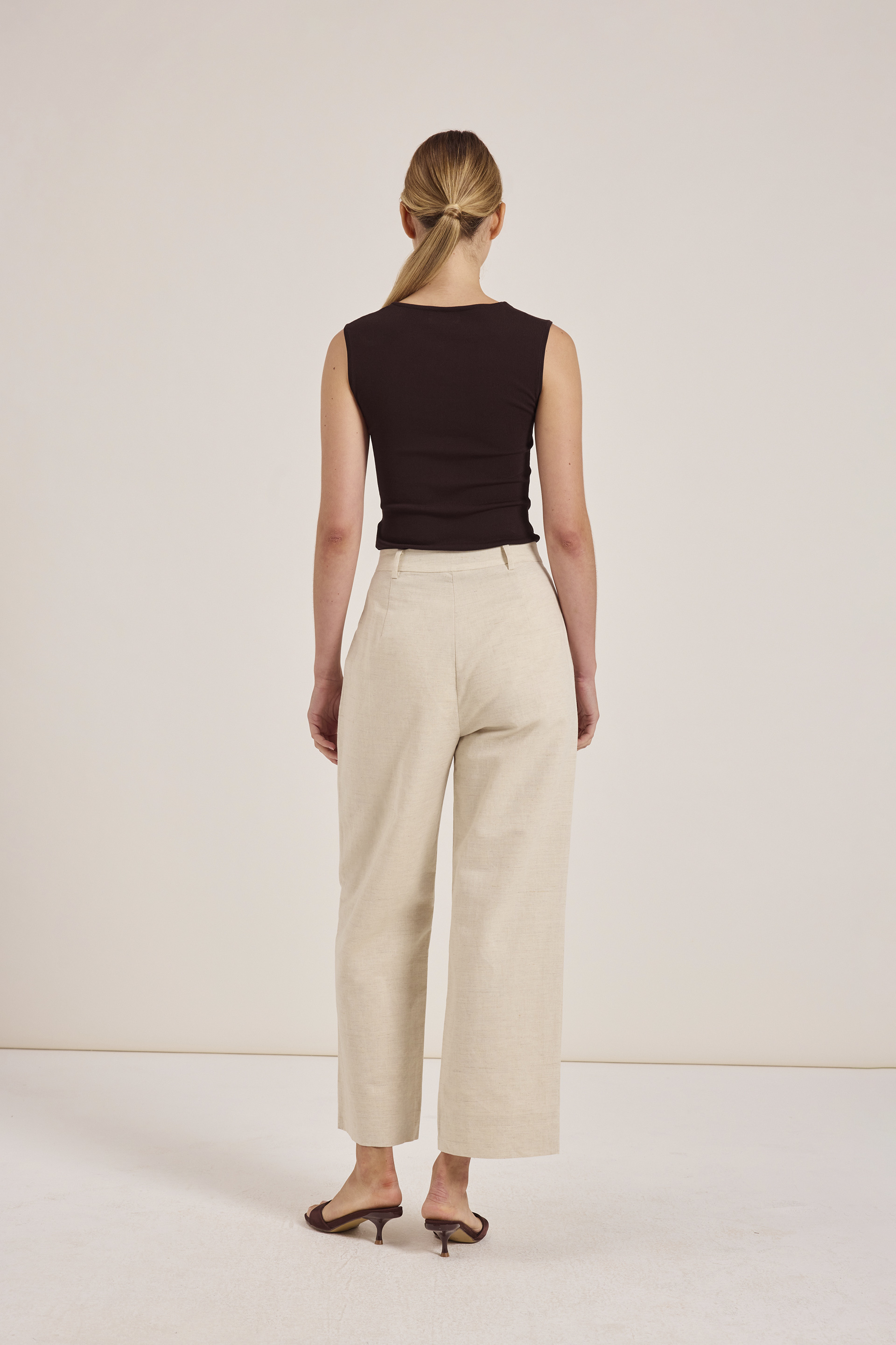 Linen Full-Length Pants