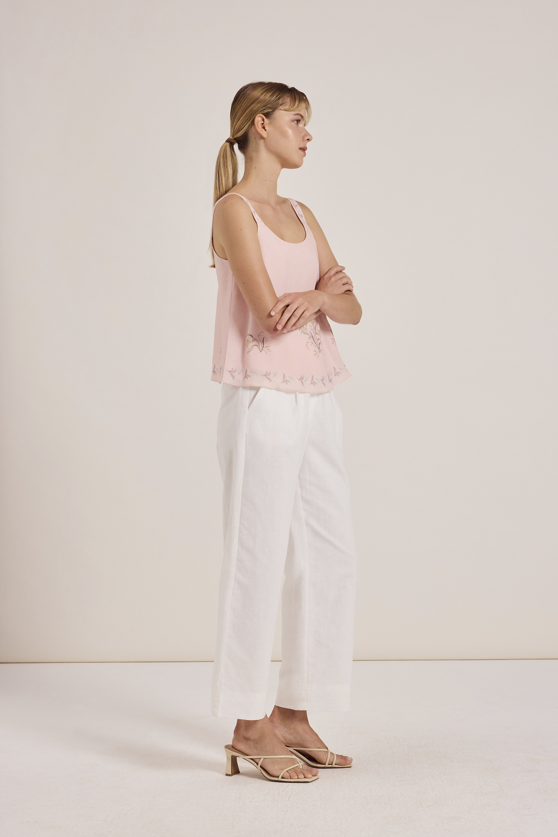 Linen Full-Length Pants