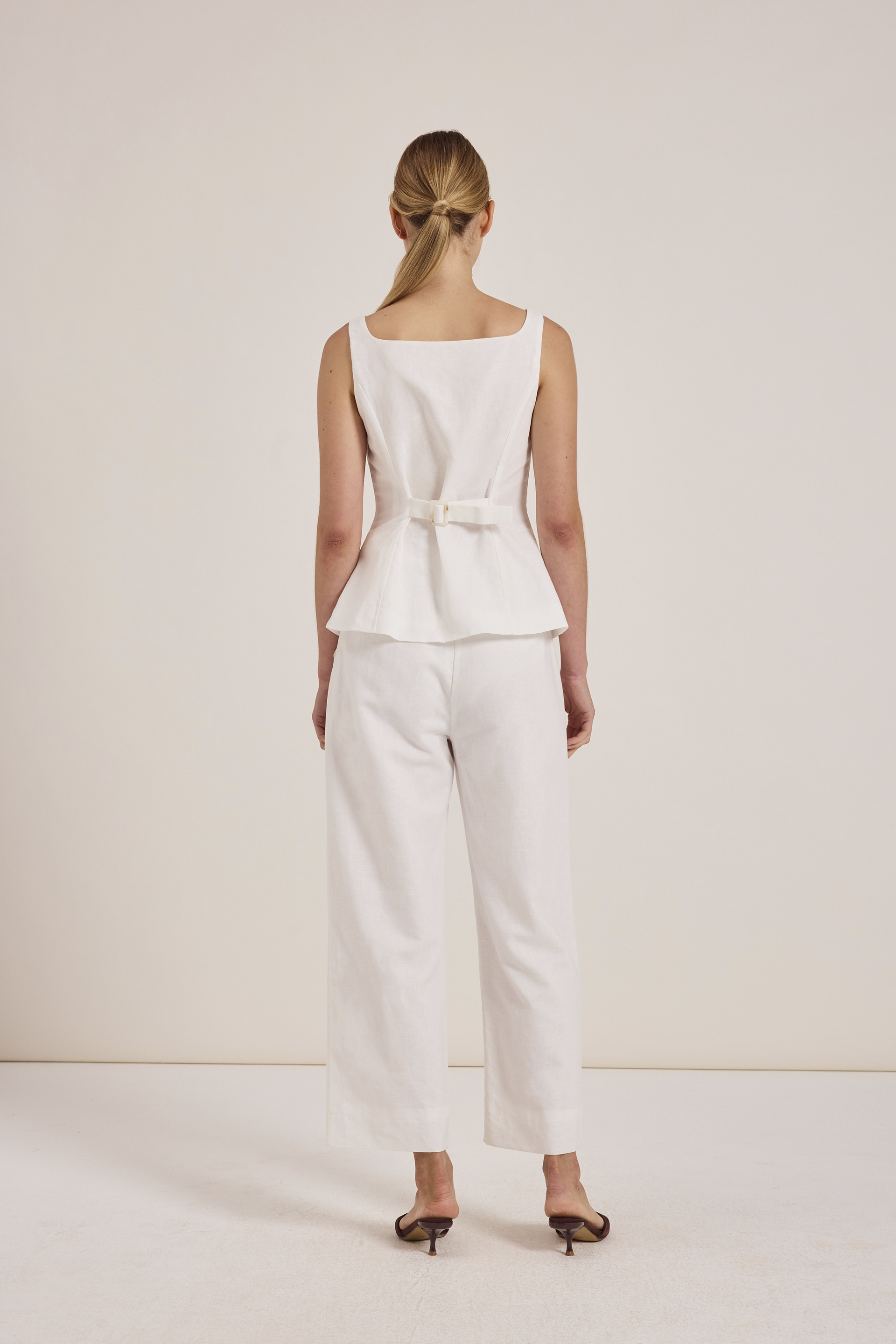 Linen Full-Length Pants