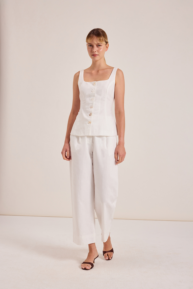 Linen Full-Length Pants