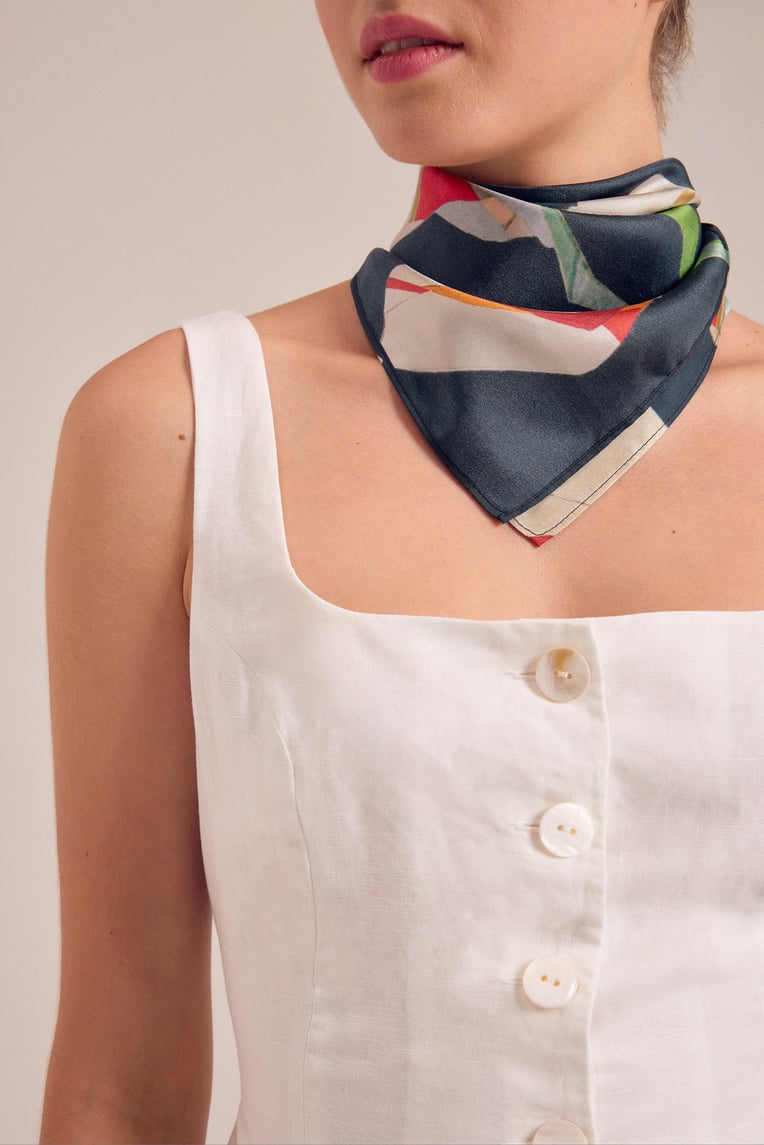 Archive Silk Scarf