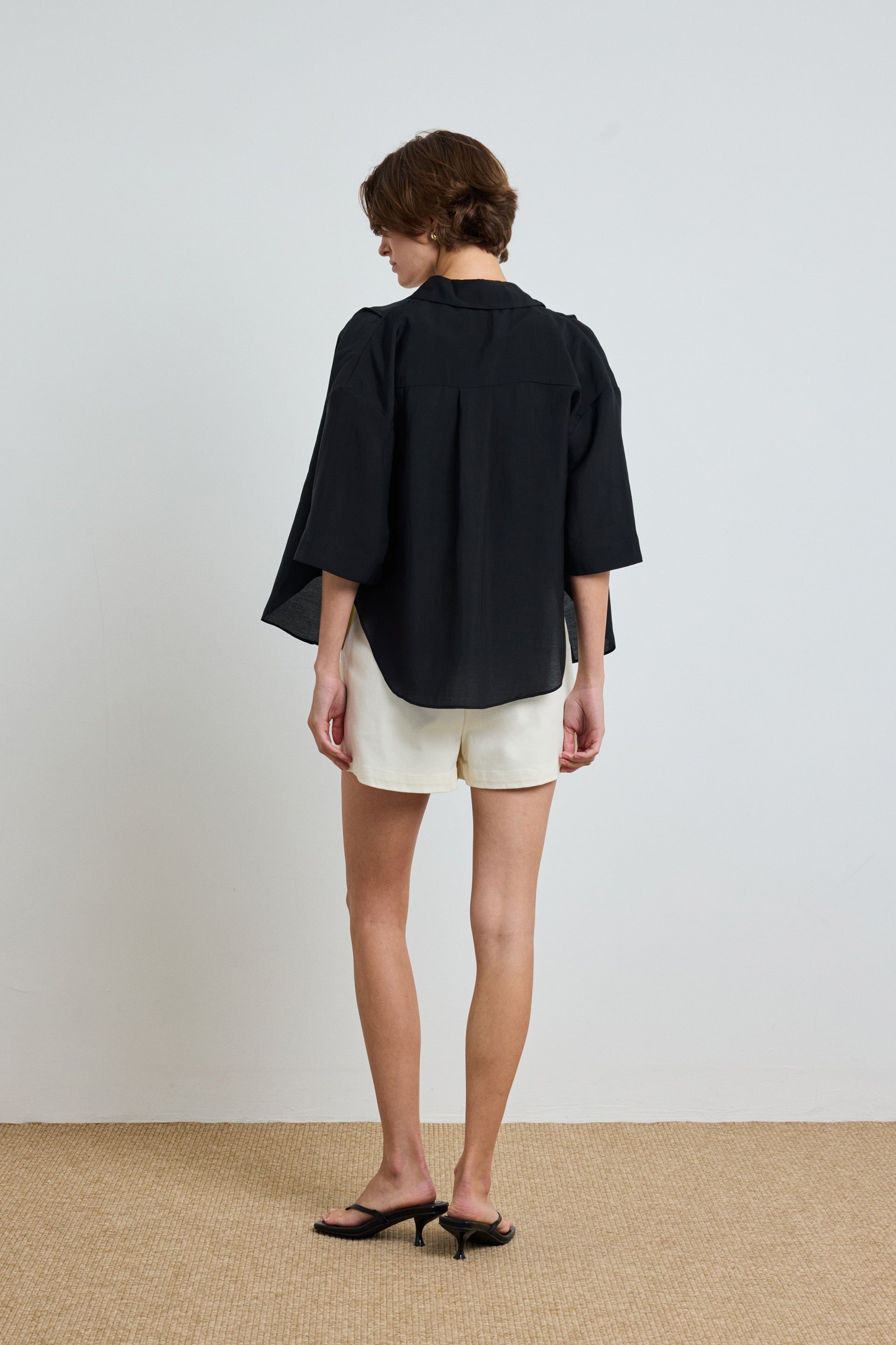 Boxy Short-Sleeved Shirt