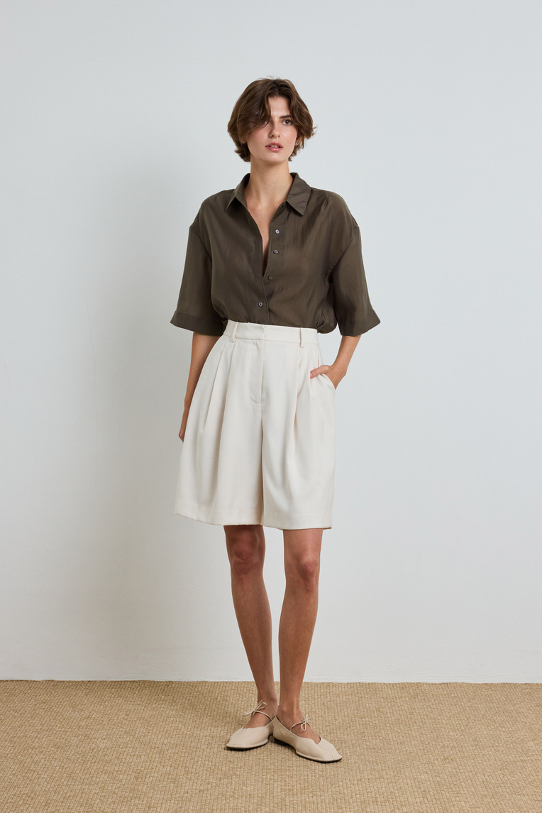 Boxy Short-Sleeved Shirt