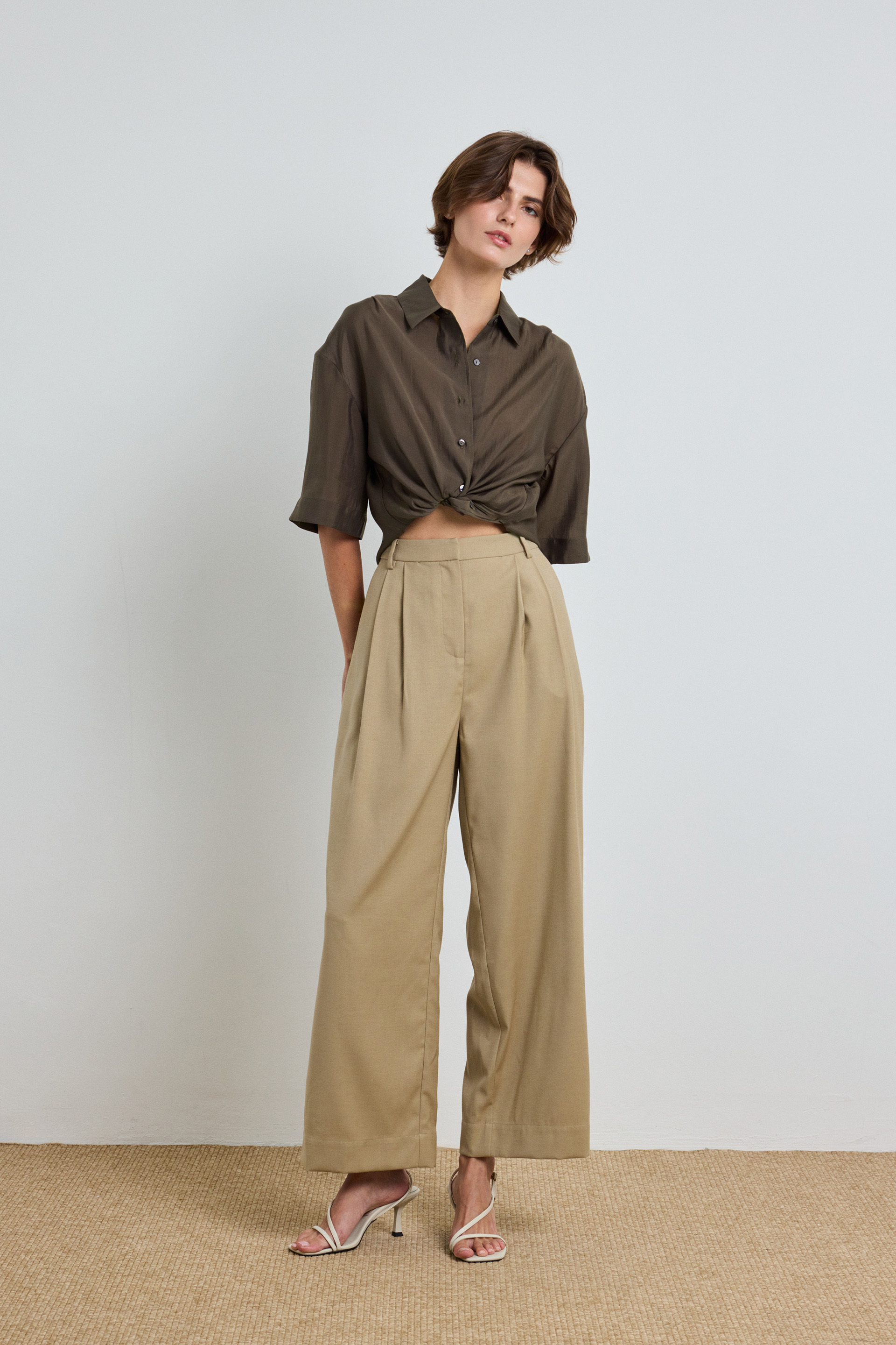 Boxy Short-Sleeved Shirt