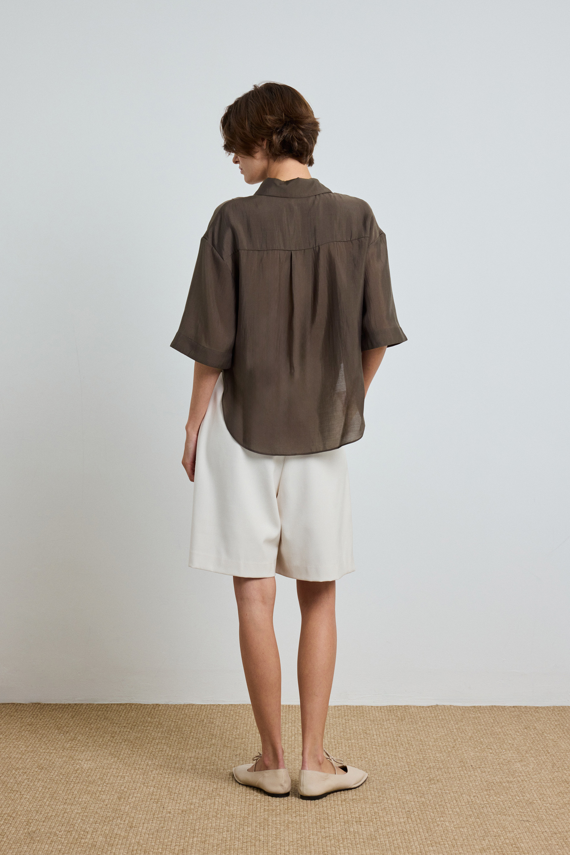 Boxy Short-Sleeved Shirt