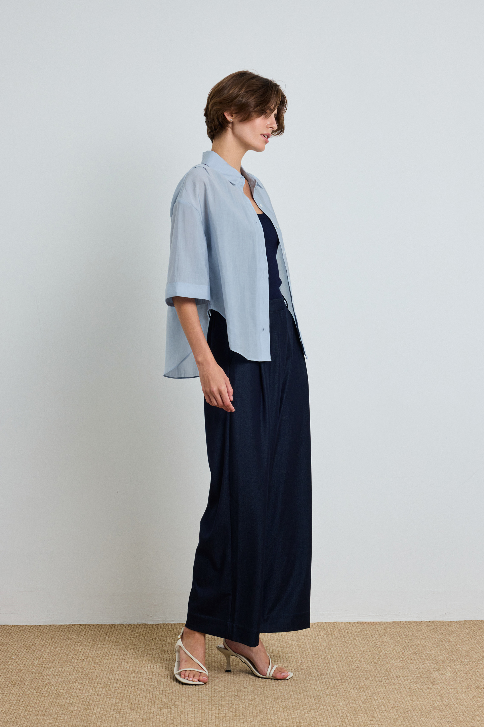 Boxy Short-Sleeved Shirt