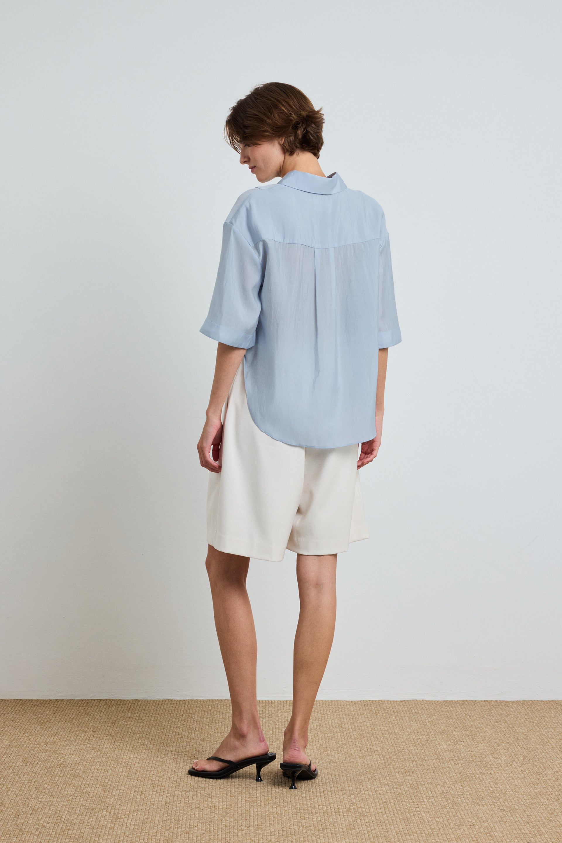Boxy Short-Sleeved Shirt