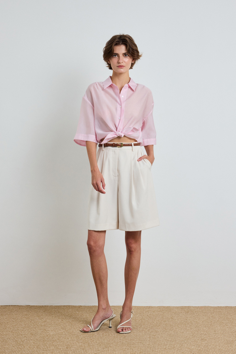 Boxy Short-Sleeved Shirt