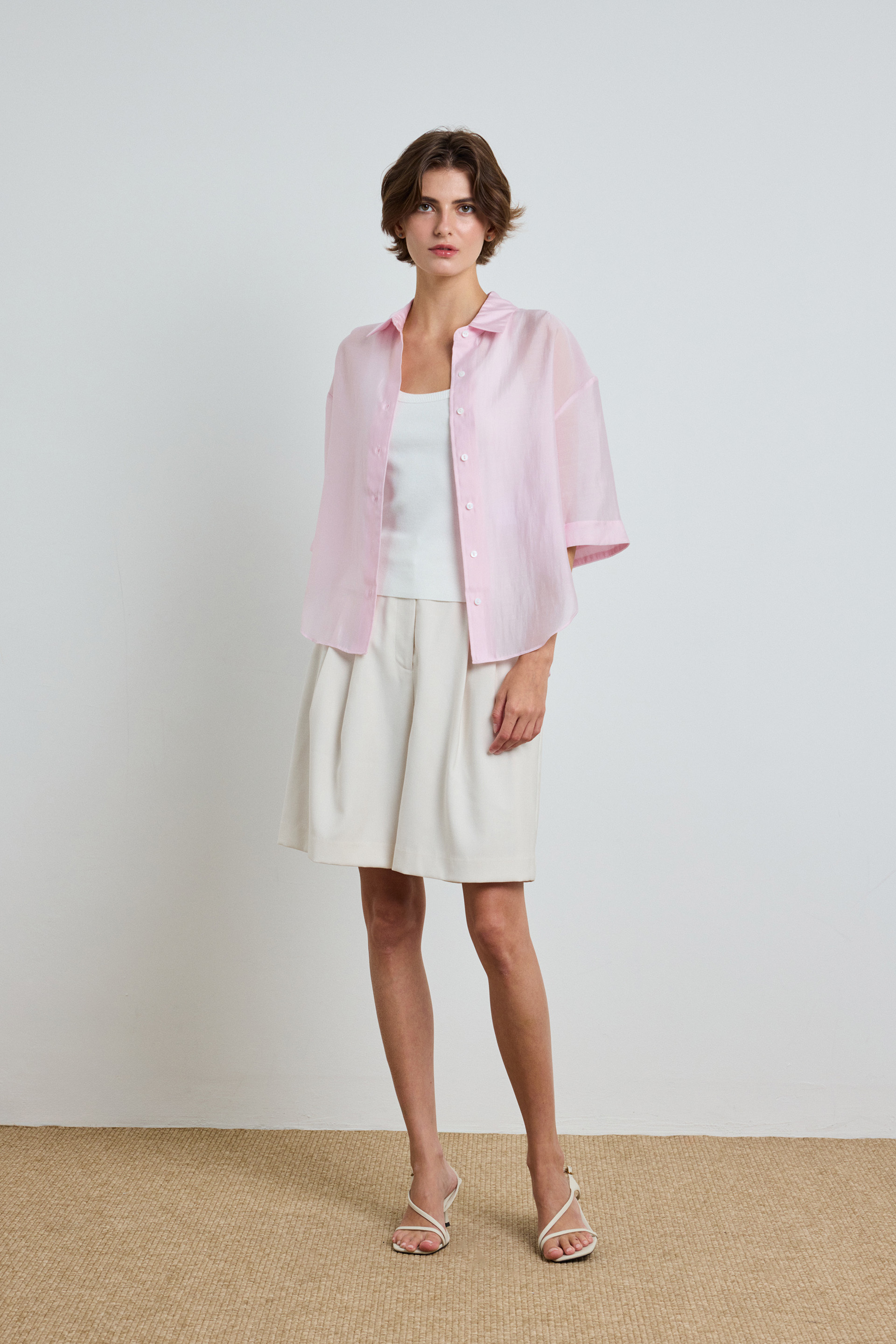 Boxy Short-Sleeved Shirt