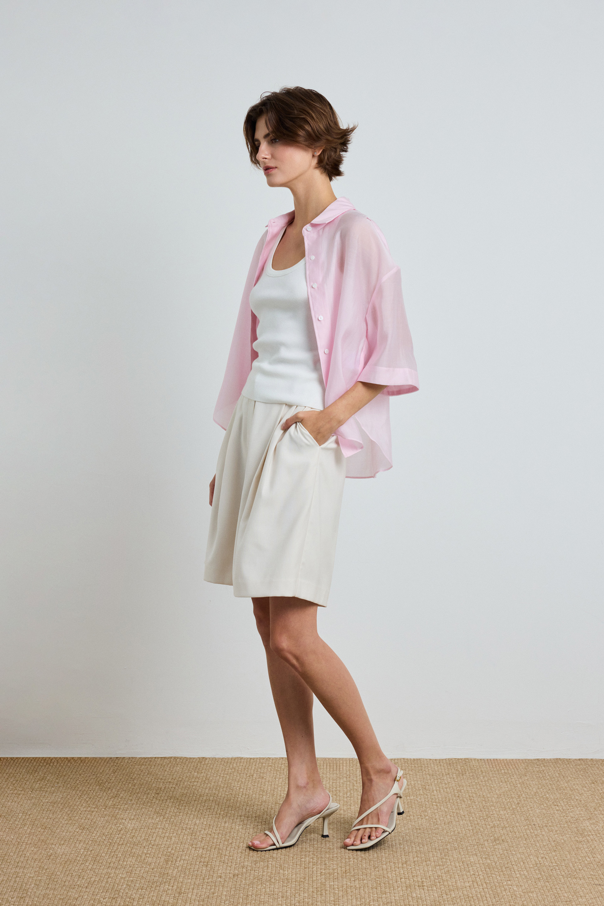 Boxy Short-Sleeved Shirt