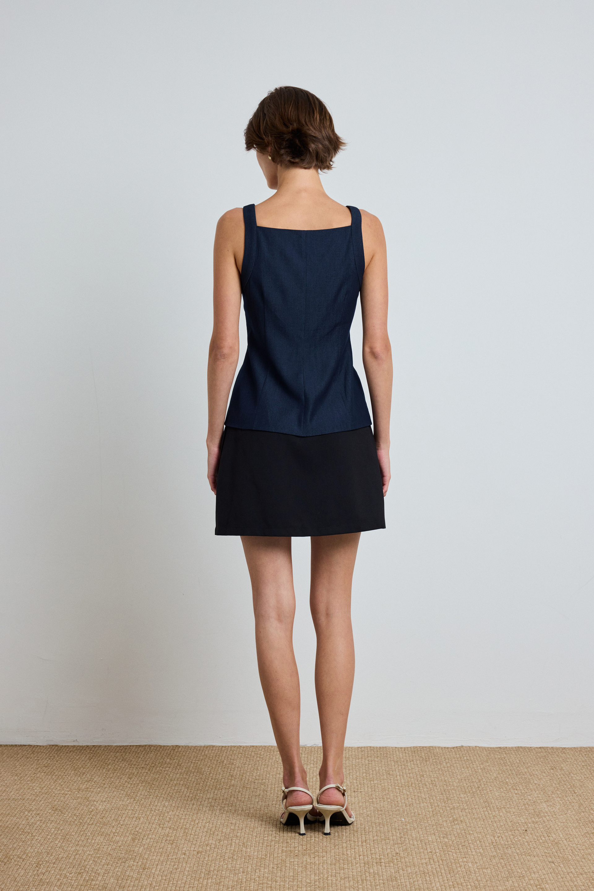 Tailored Chambray Vest