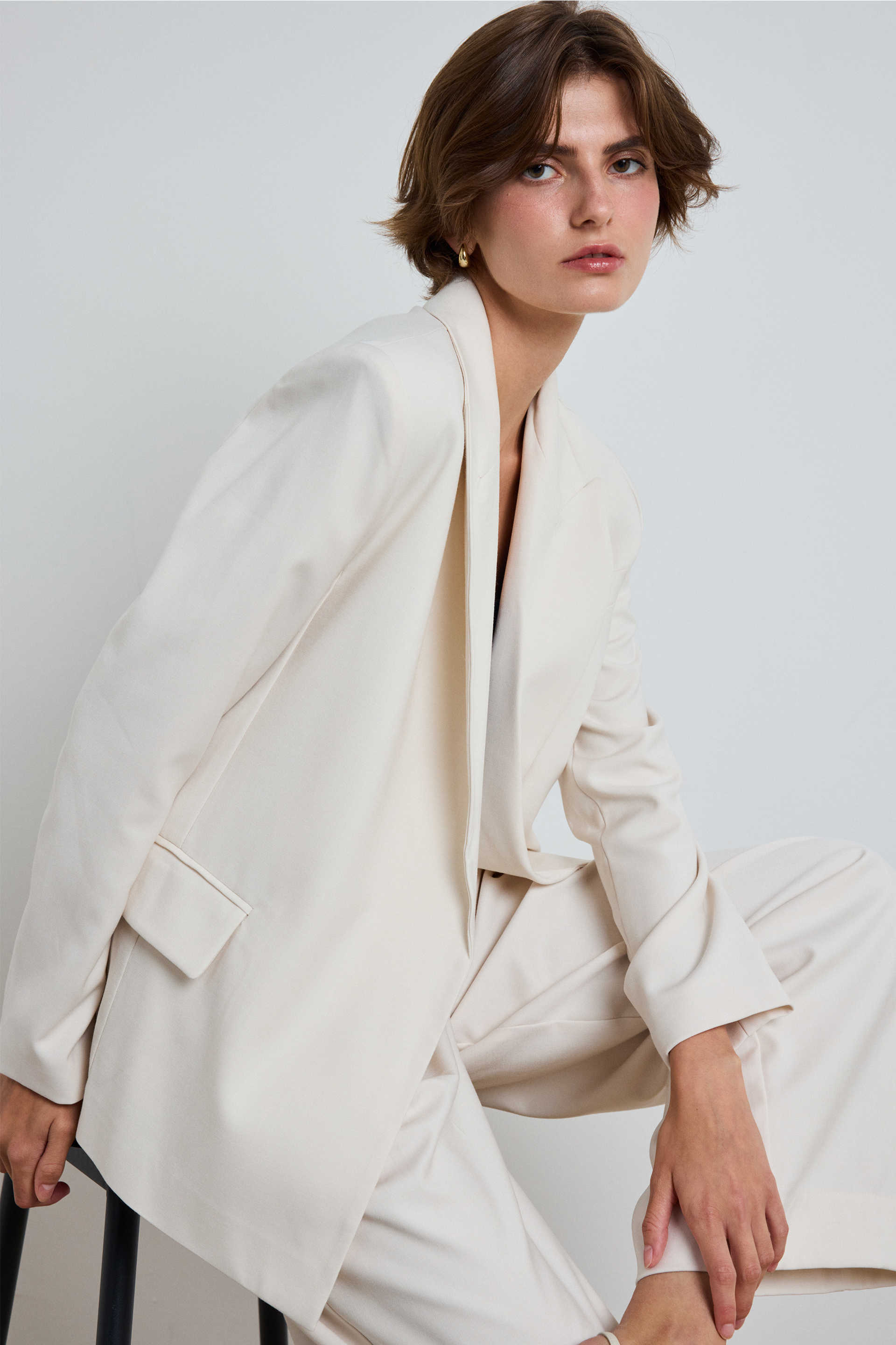 Boxy Suit Blazer