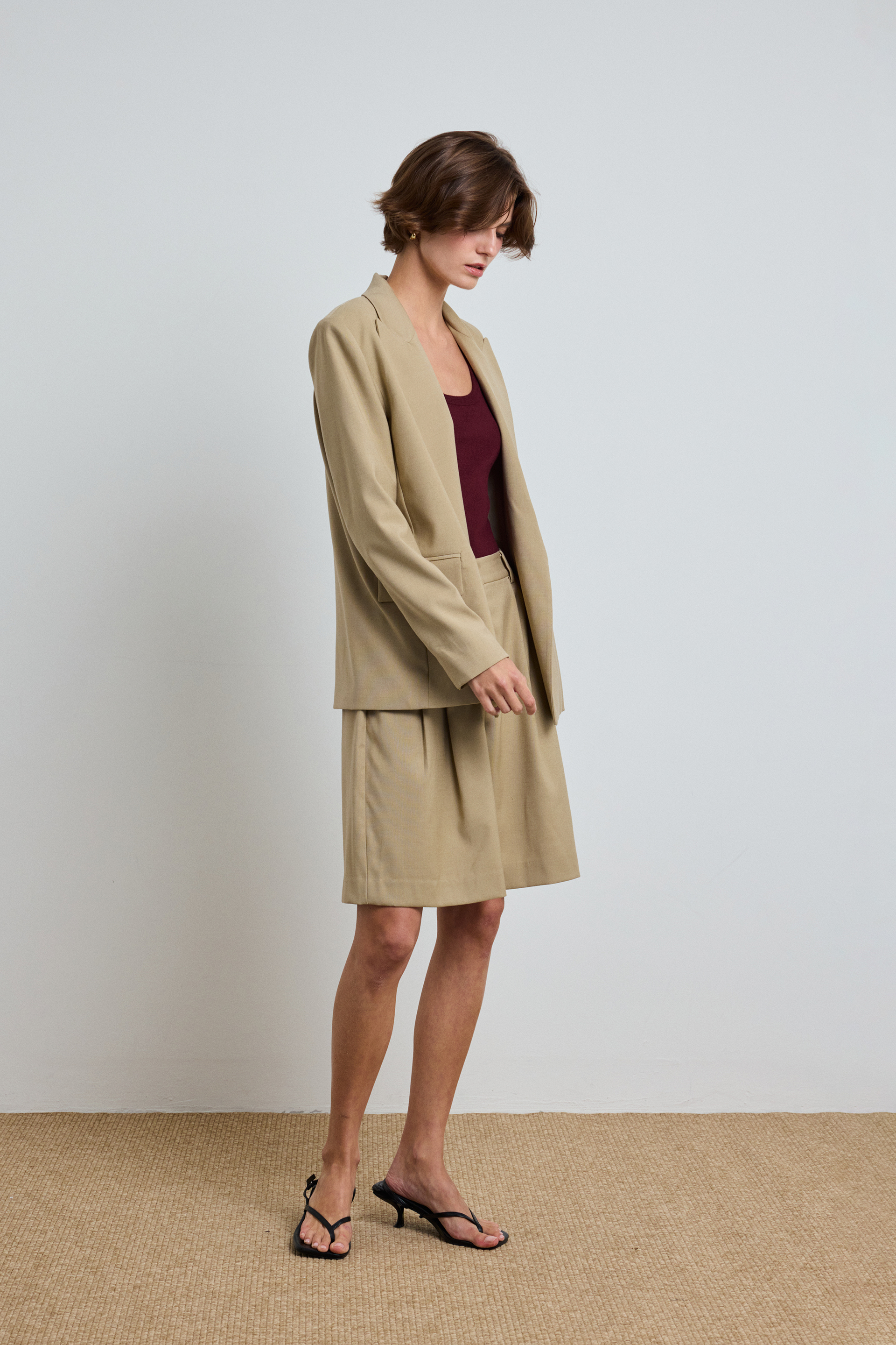 Boxy Suit Blazer