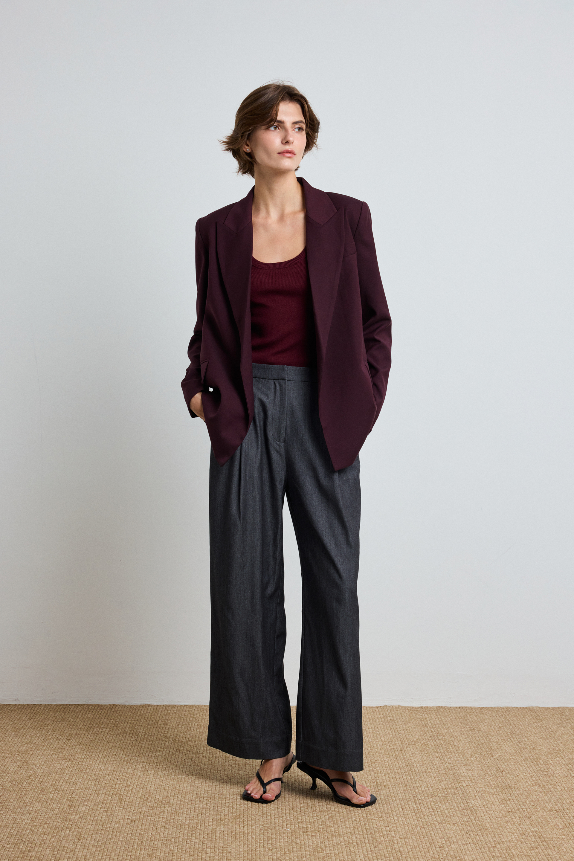 Boxy Suit Blazer