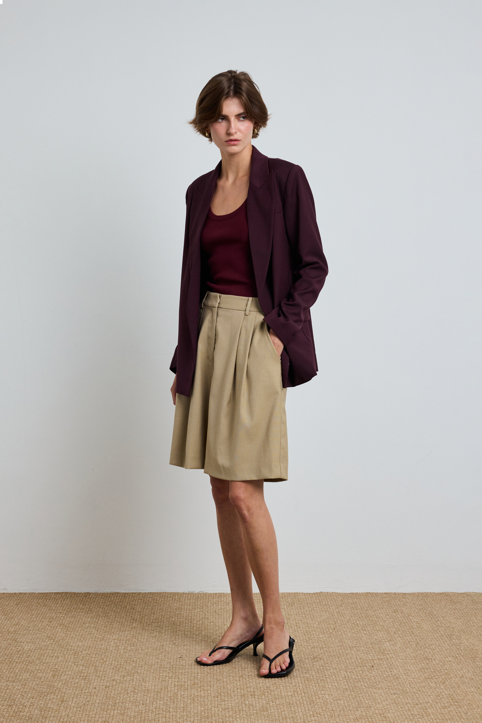 Boxy Suit Blazer