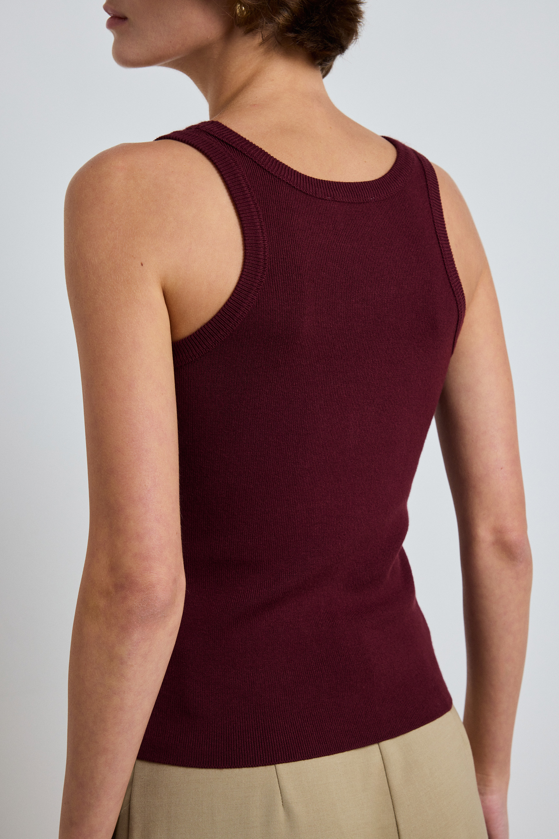 Racerback Knit Tank