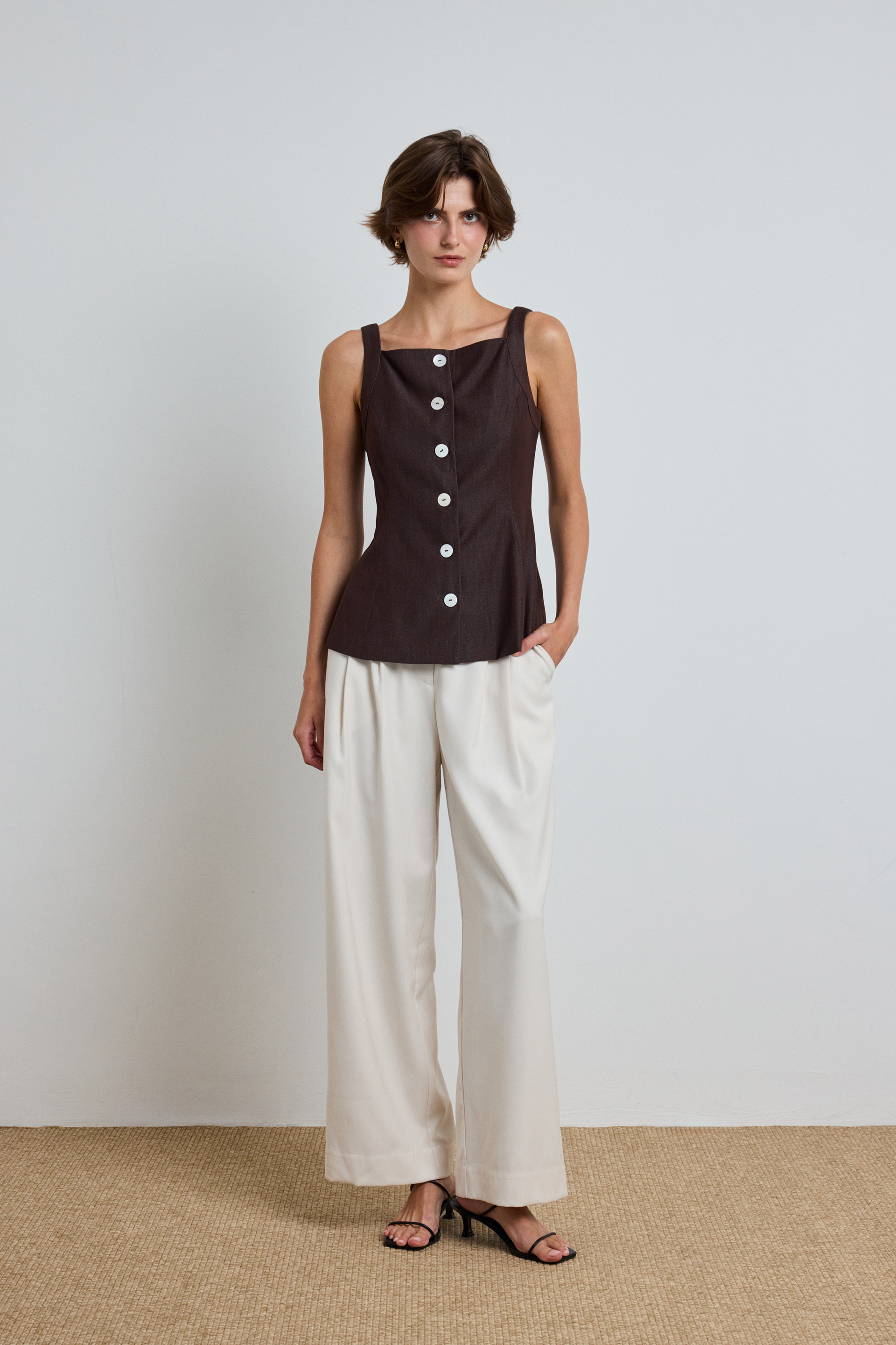 Double-Pleat Suit Trousers