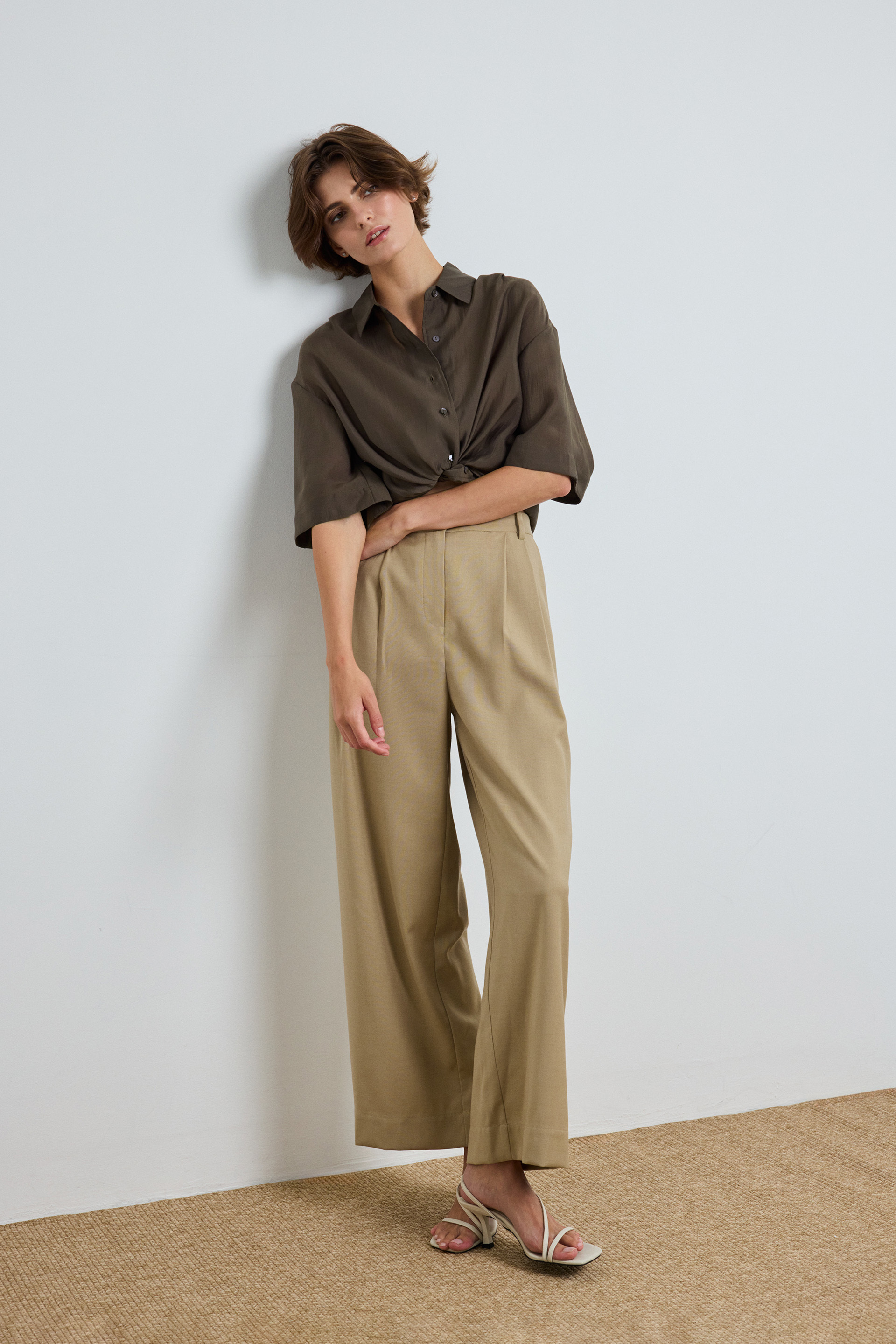 Double-Pleat Suit Trousers