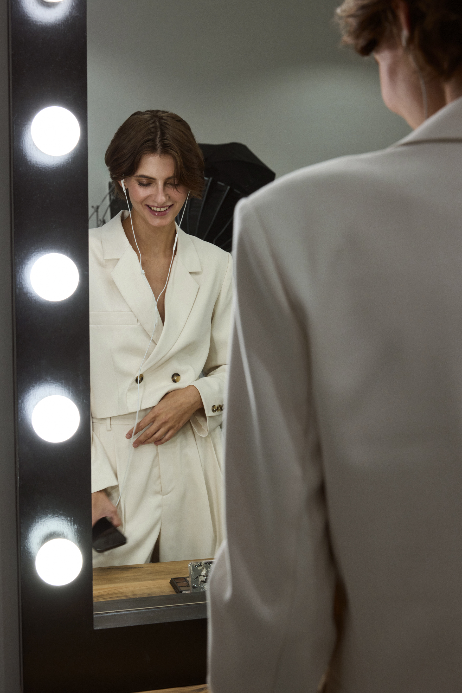 Cropped Double-Breasted Blazer