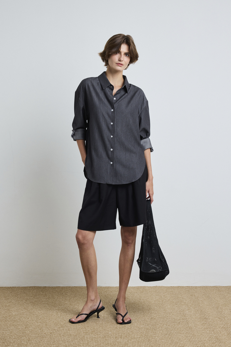 Chambray Oversized Shirt