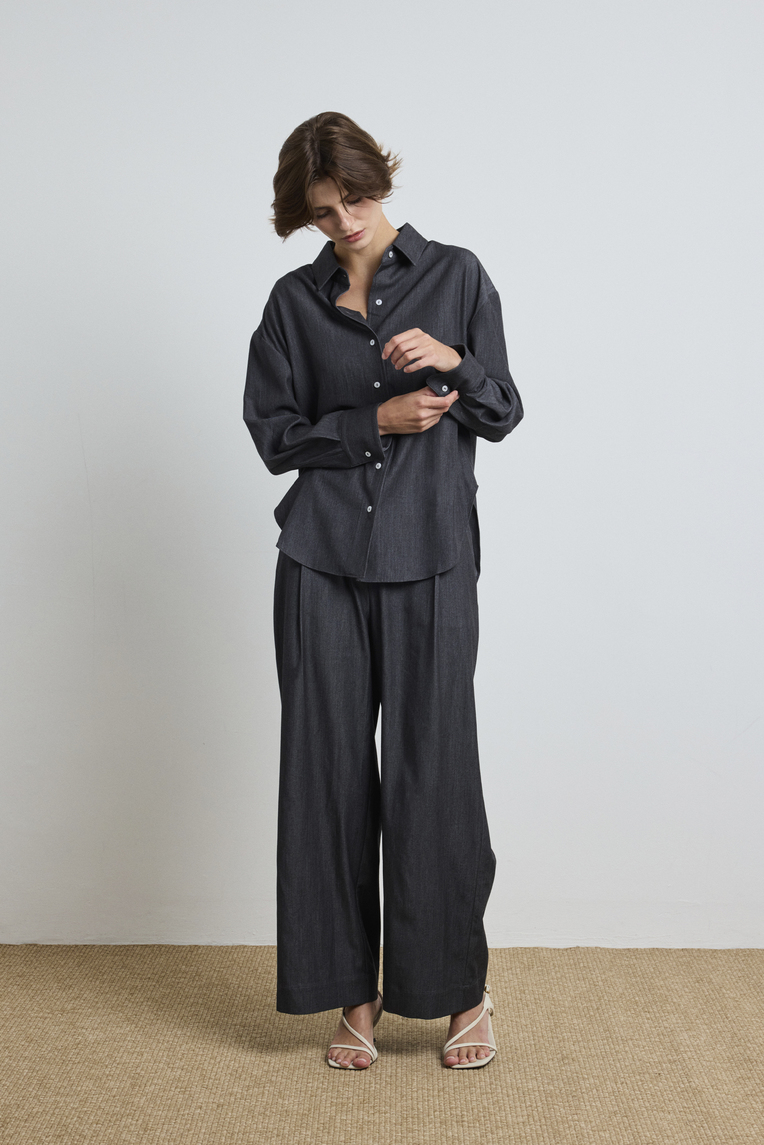 Chambray Oversized Shirt