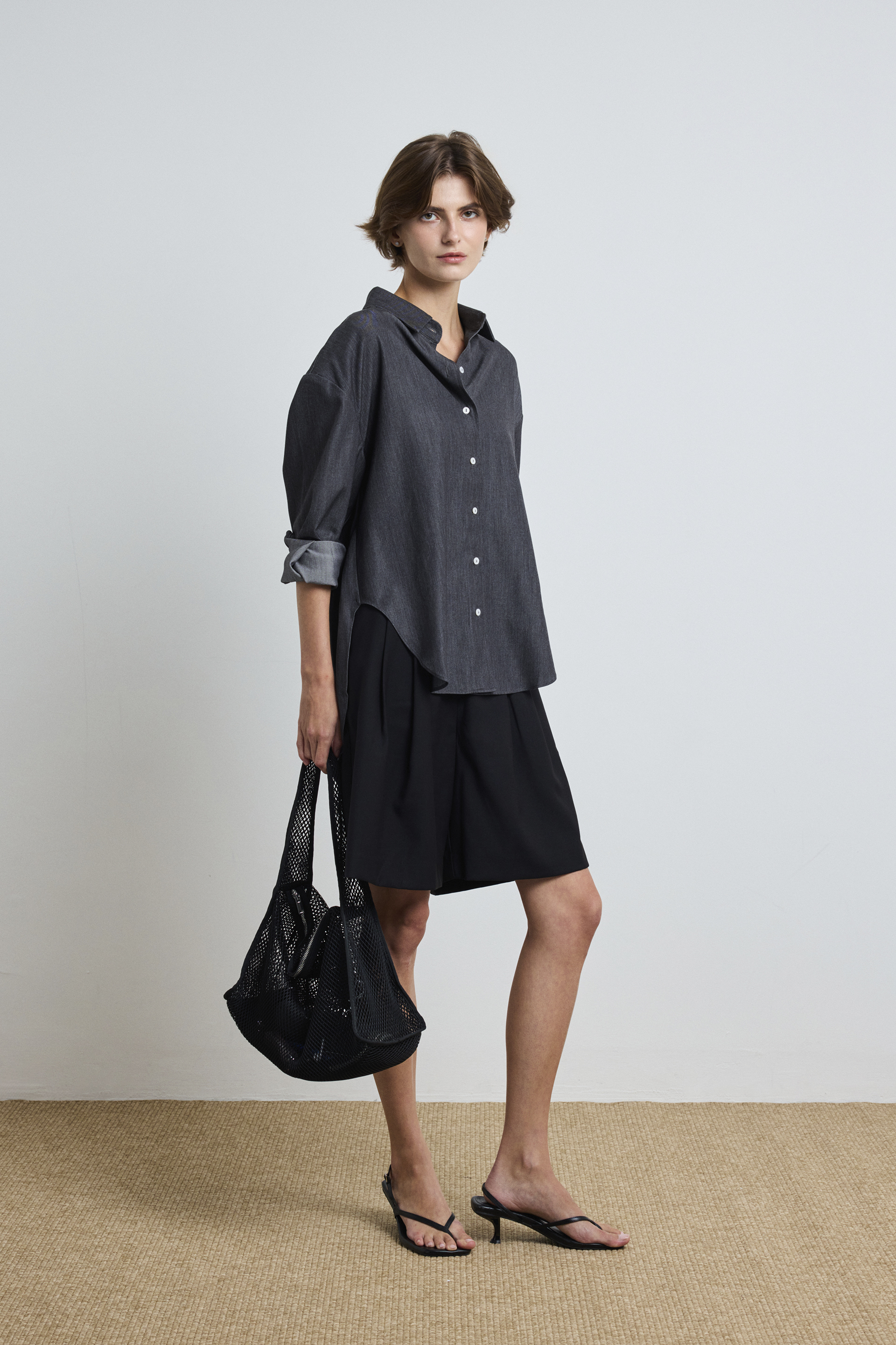 Chambray Oversized Shirt