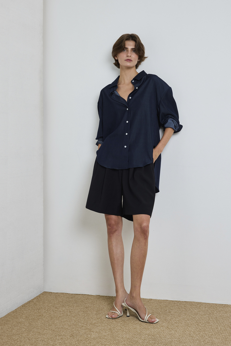 Chambray Oversized Shirt