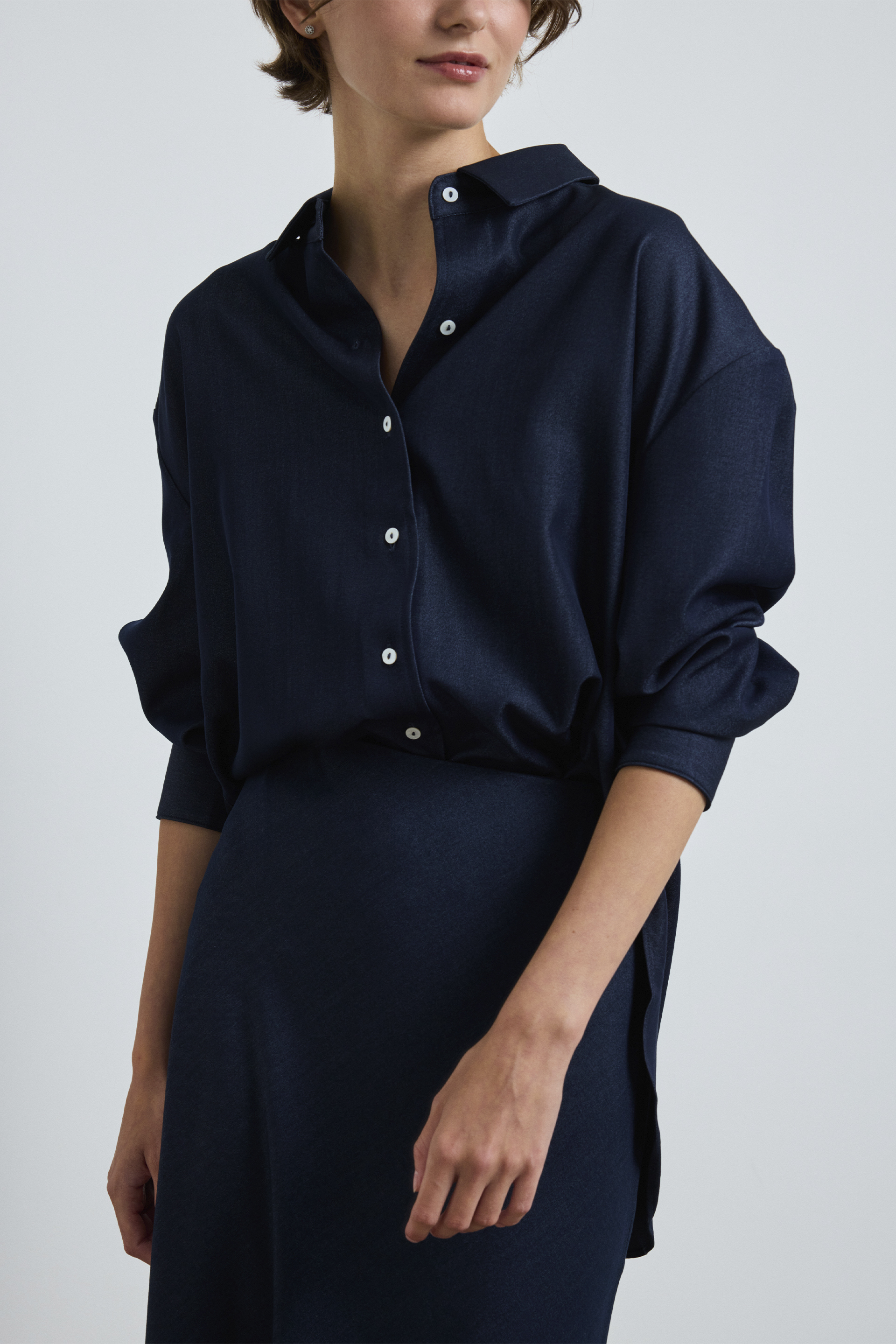 Chambray Oversized Shirt