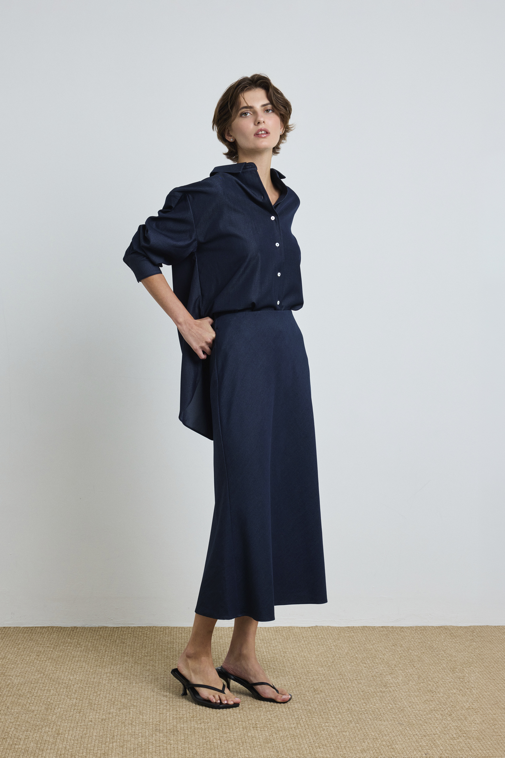 Chambray Oversized Shirt