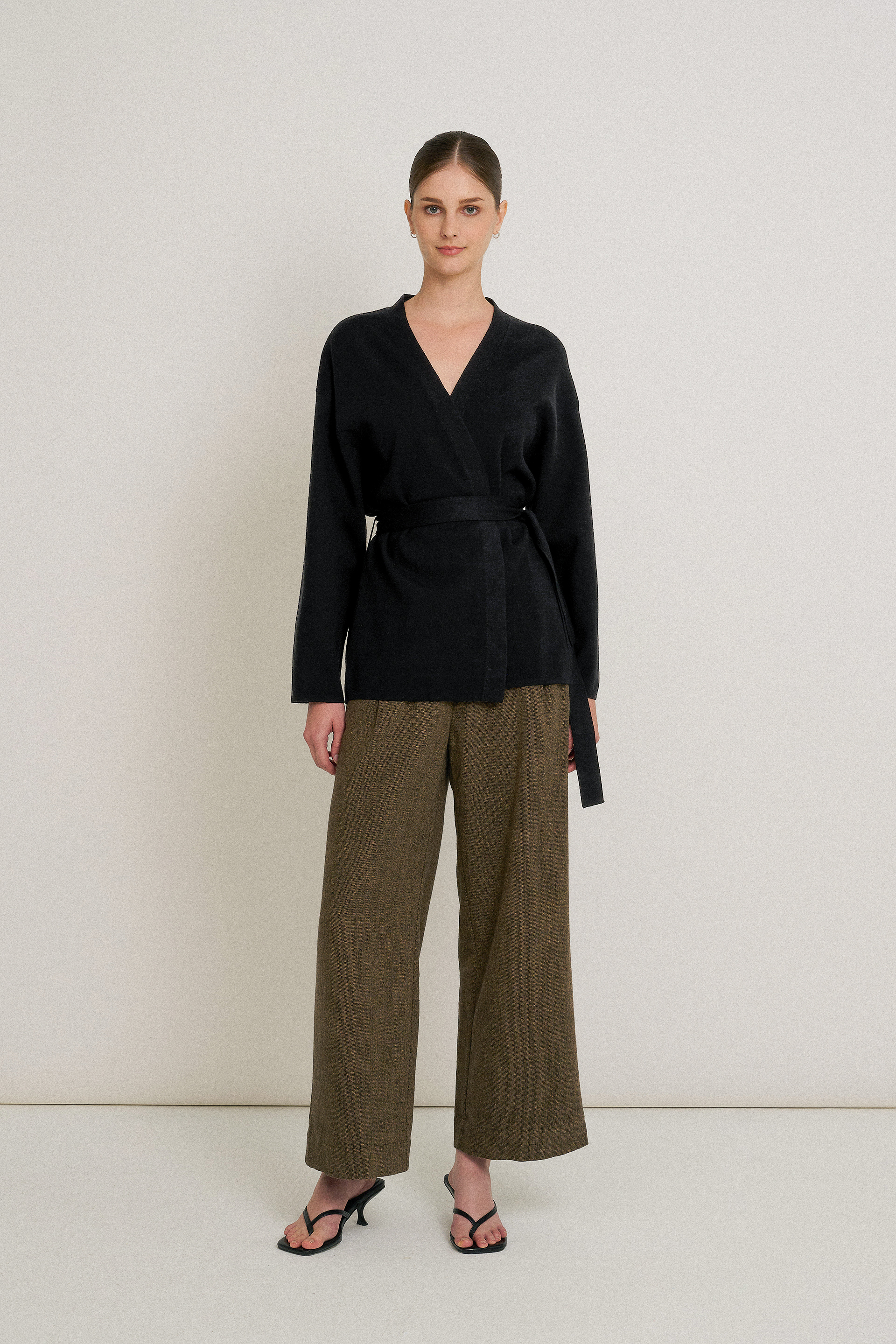 Tweed Full-Length Trousers