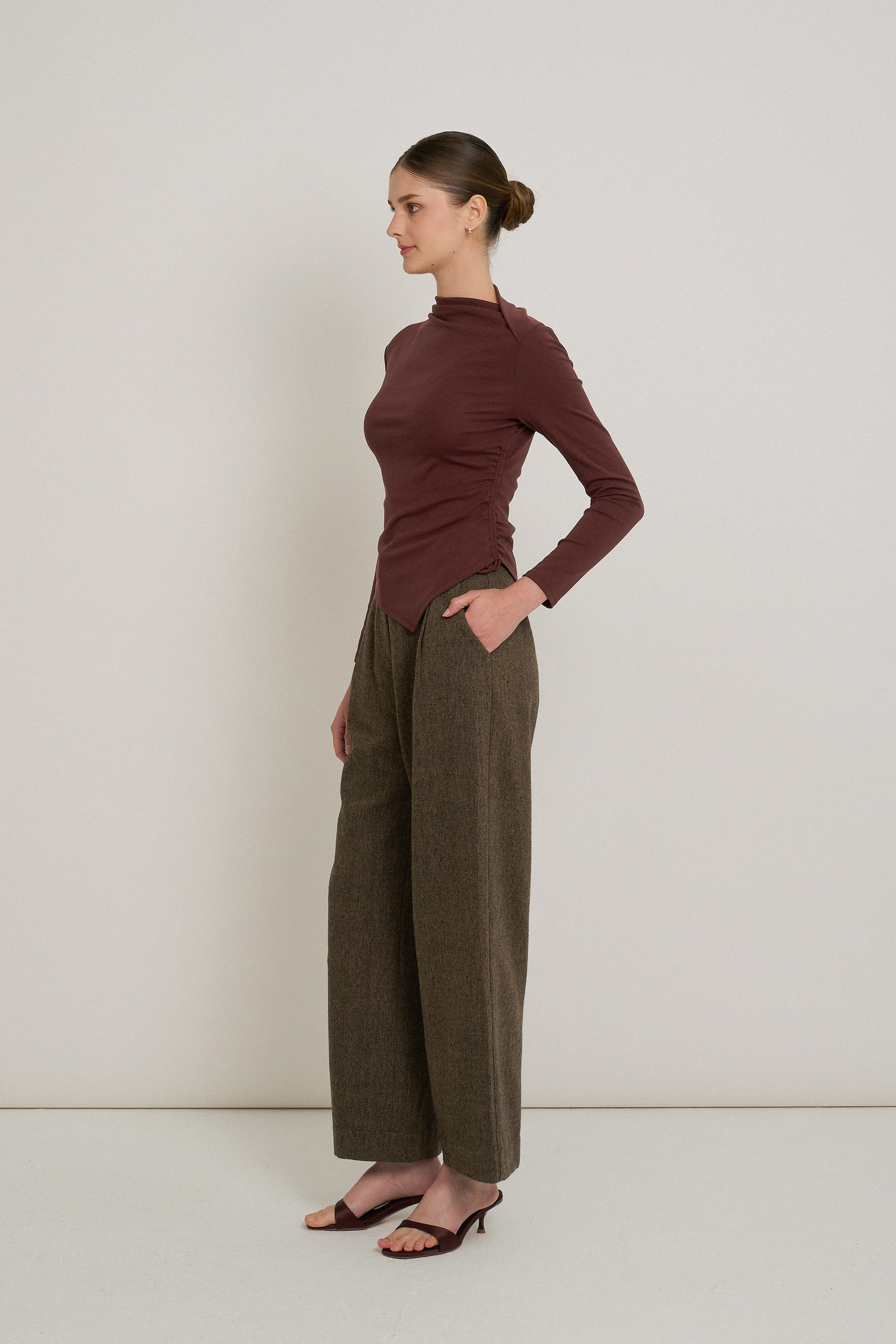 Tweed Full-Length Trousers