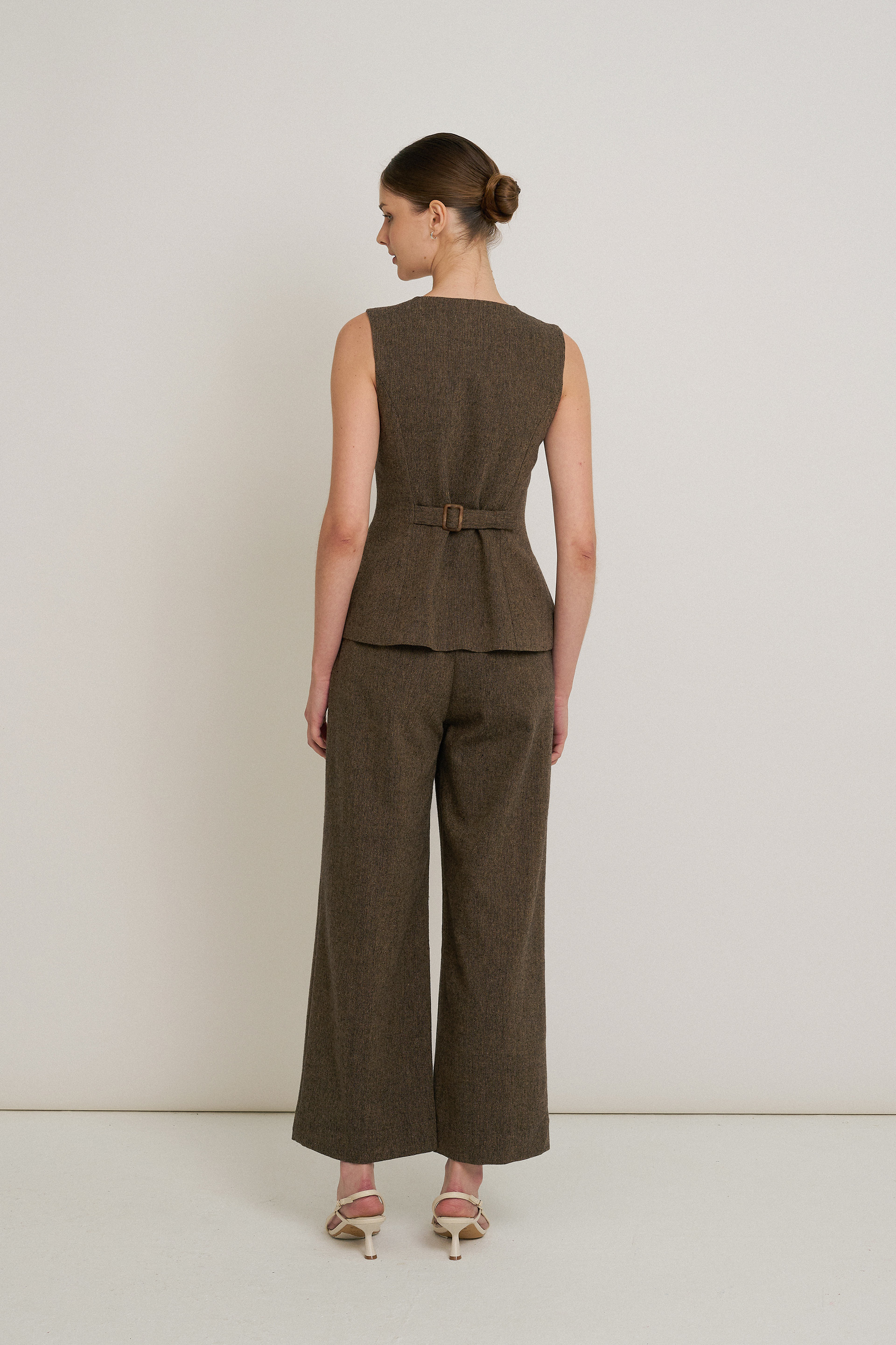 Tweed Full-Length Trousers