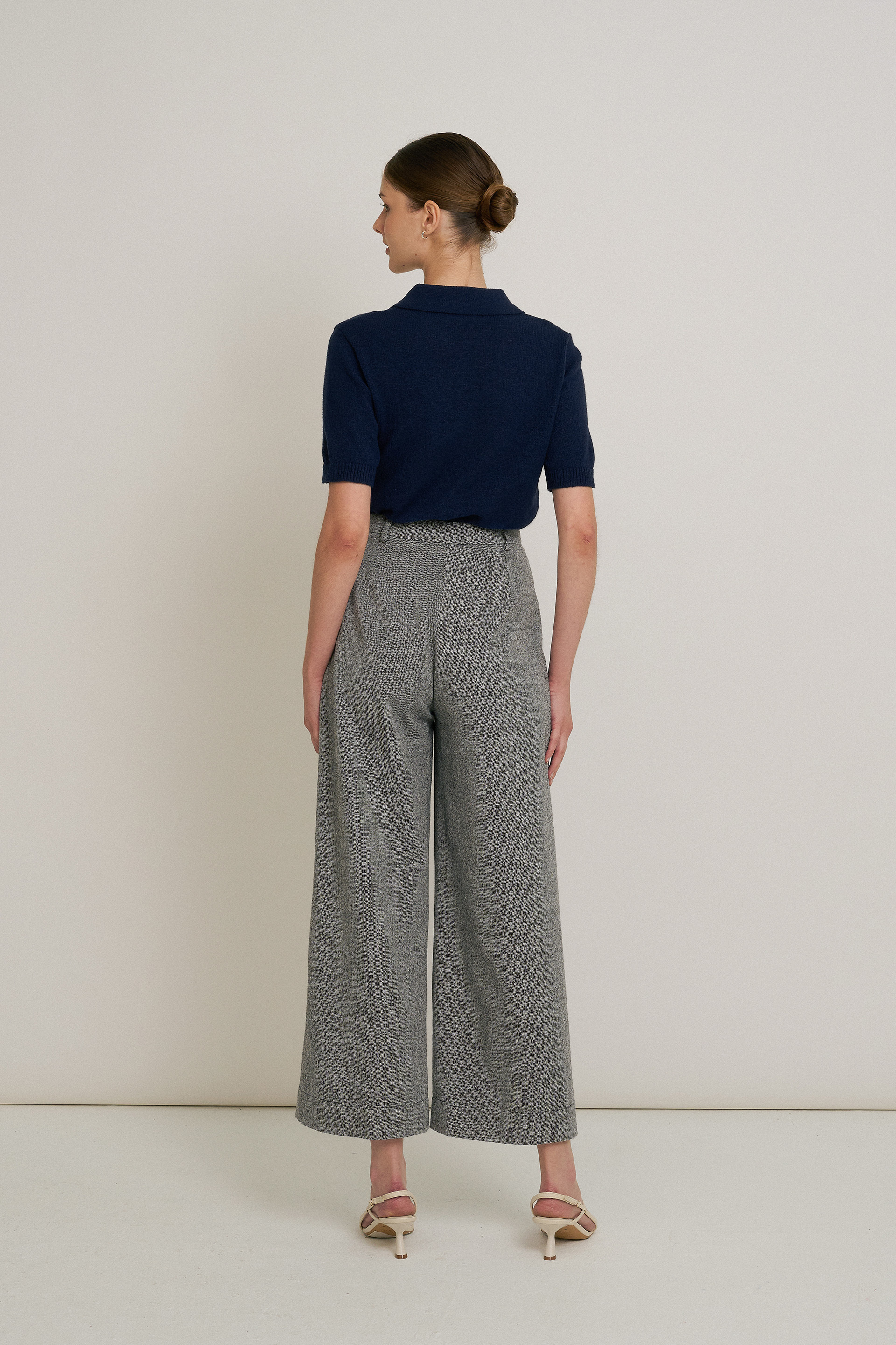 Tweed Full-Length Trousers