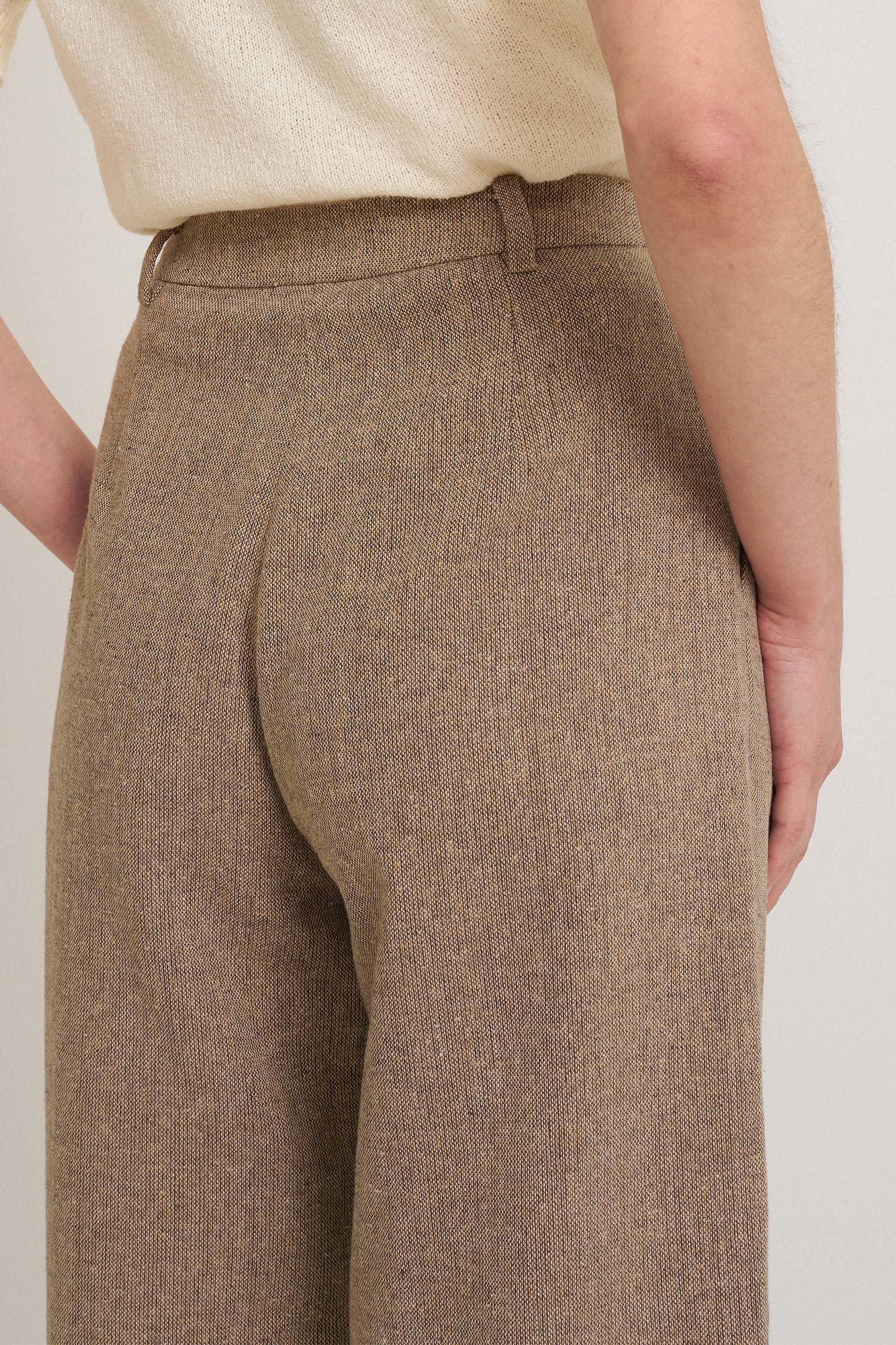 Tweed Full-Length Trousers