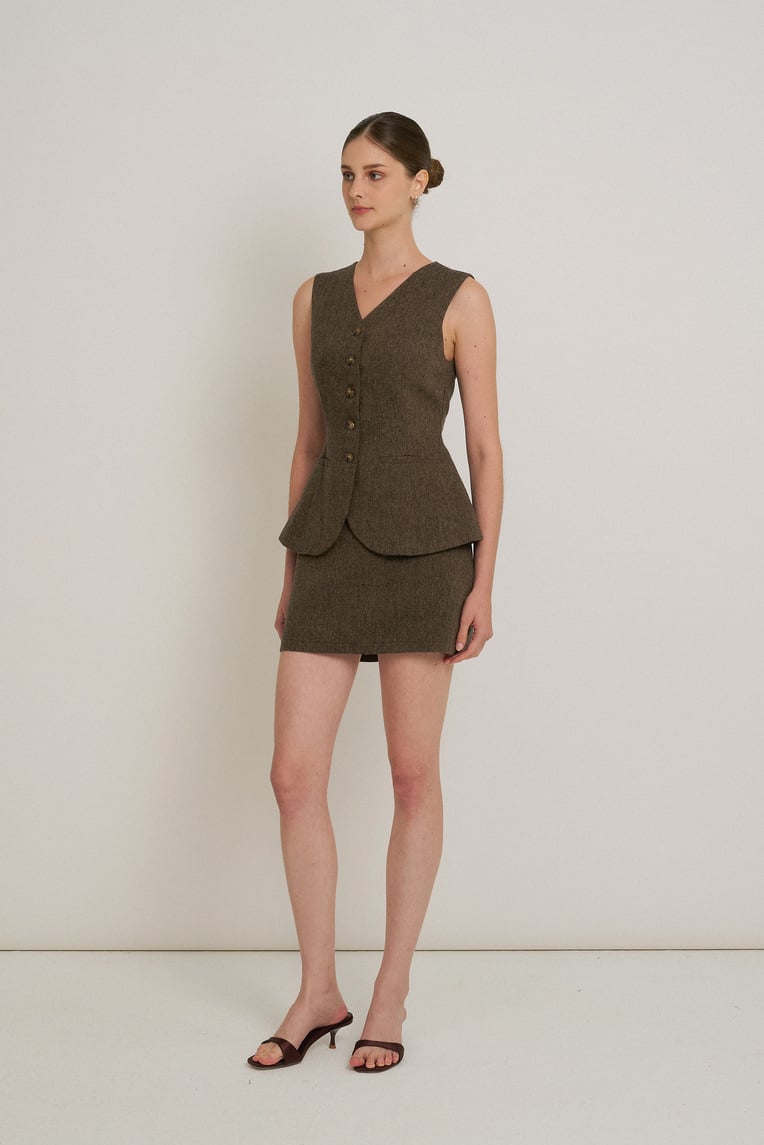 Tailored Tweed Skorts