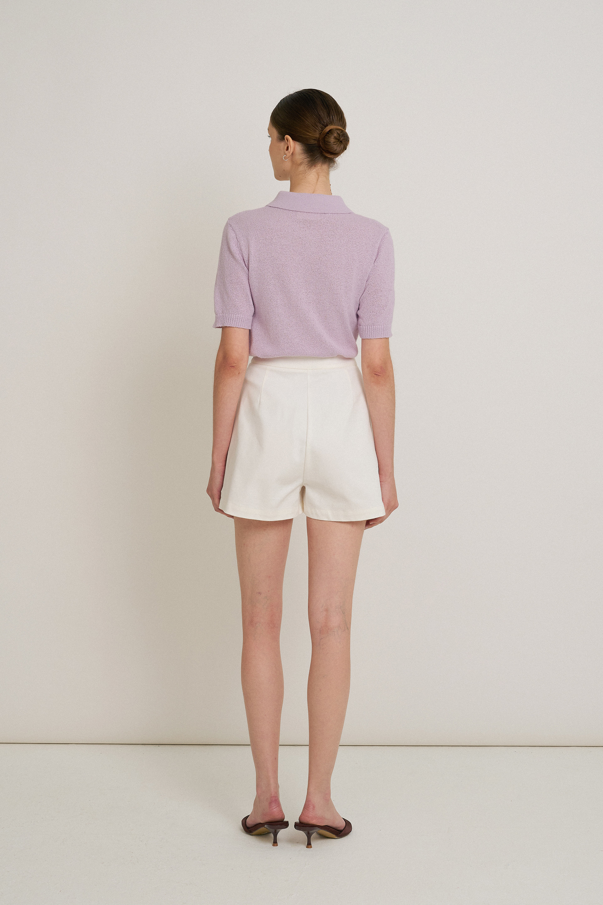 Cotton High-Waisted Shorts